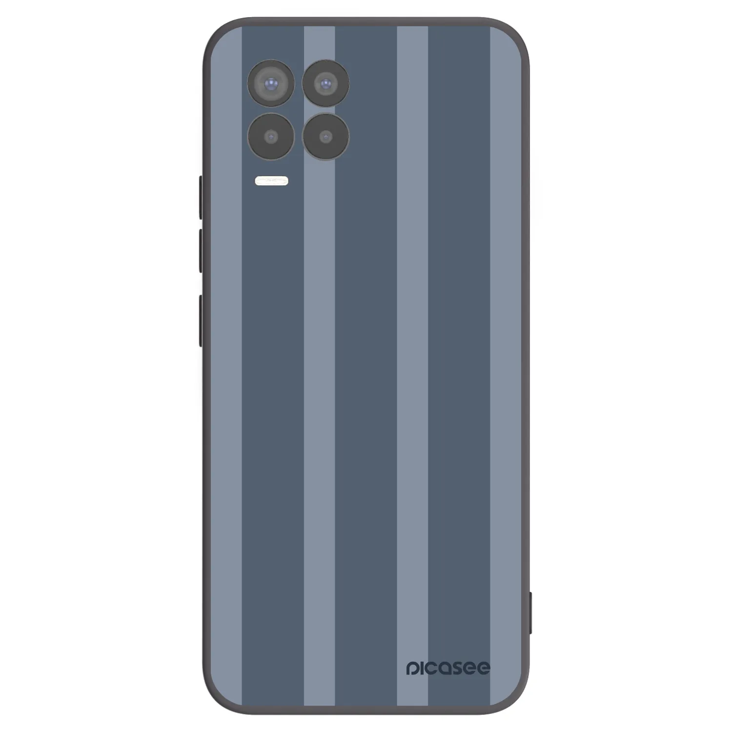 Picasee Μαύρη θήκη σιλικόνης για Realme 8 4G - Midnight lounge