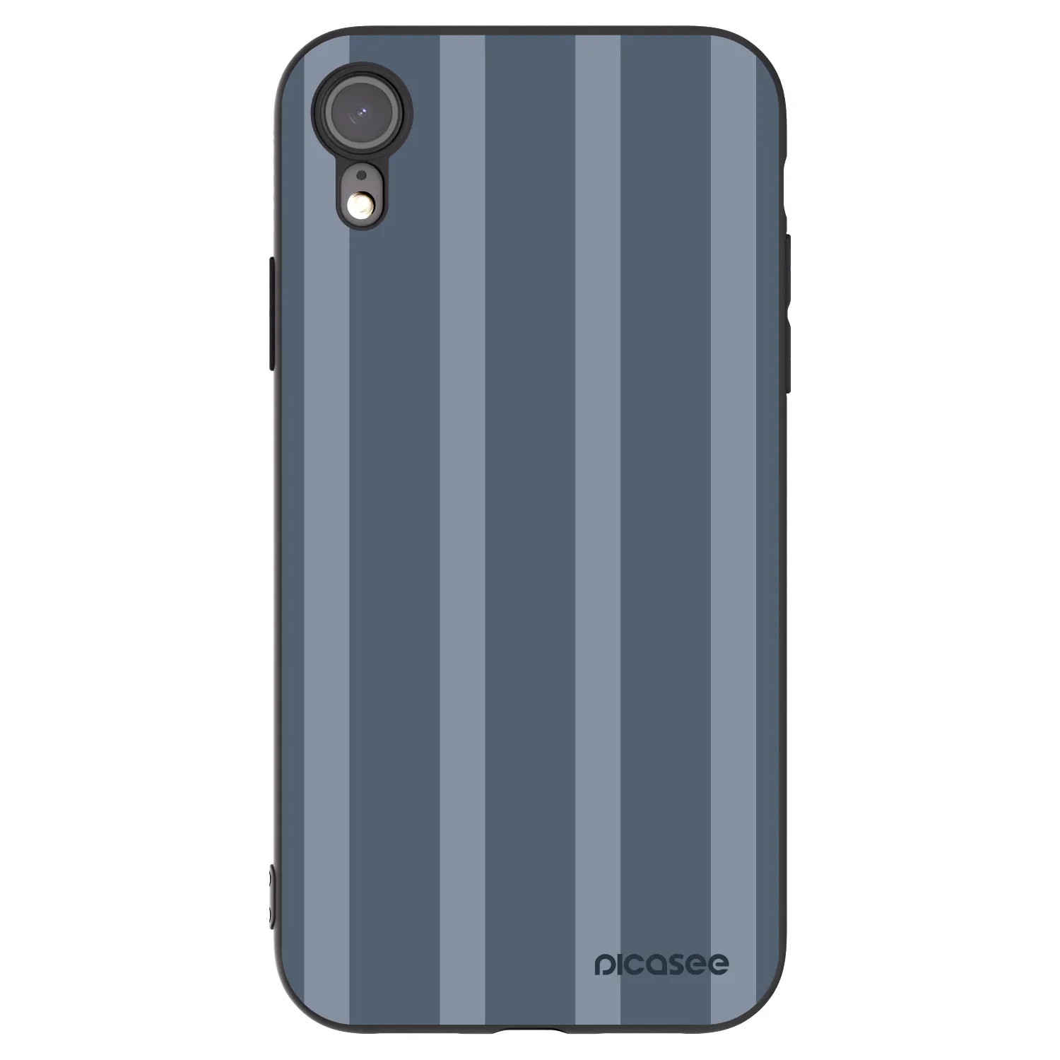 Picasee Μαύρη θήκη σιλικόνης για Apple iPhone XR - Midnight lounge