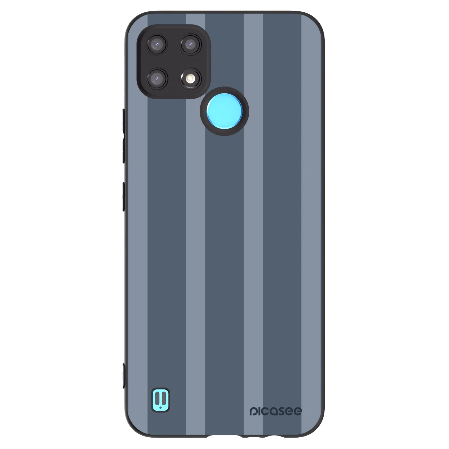 Picasee Μαύρη θήκη σιλικόνης για Realme C21 - Midnight lounge