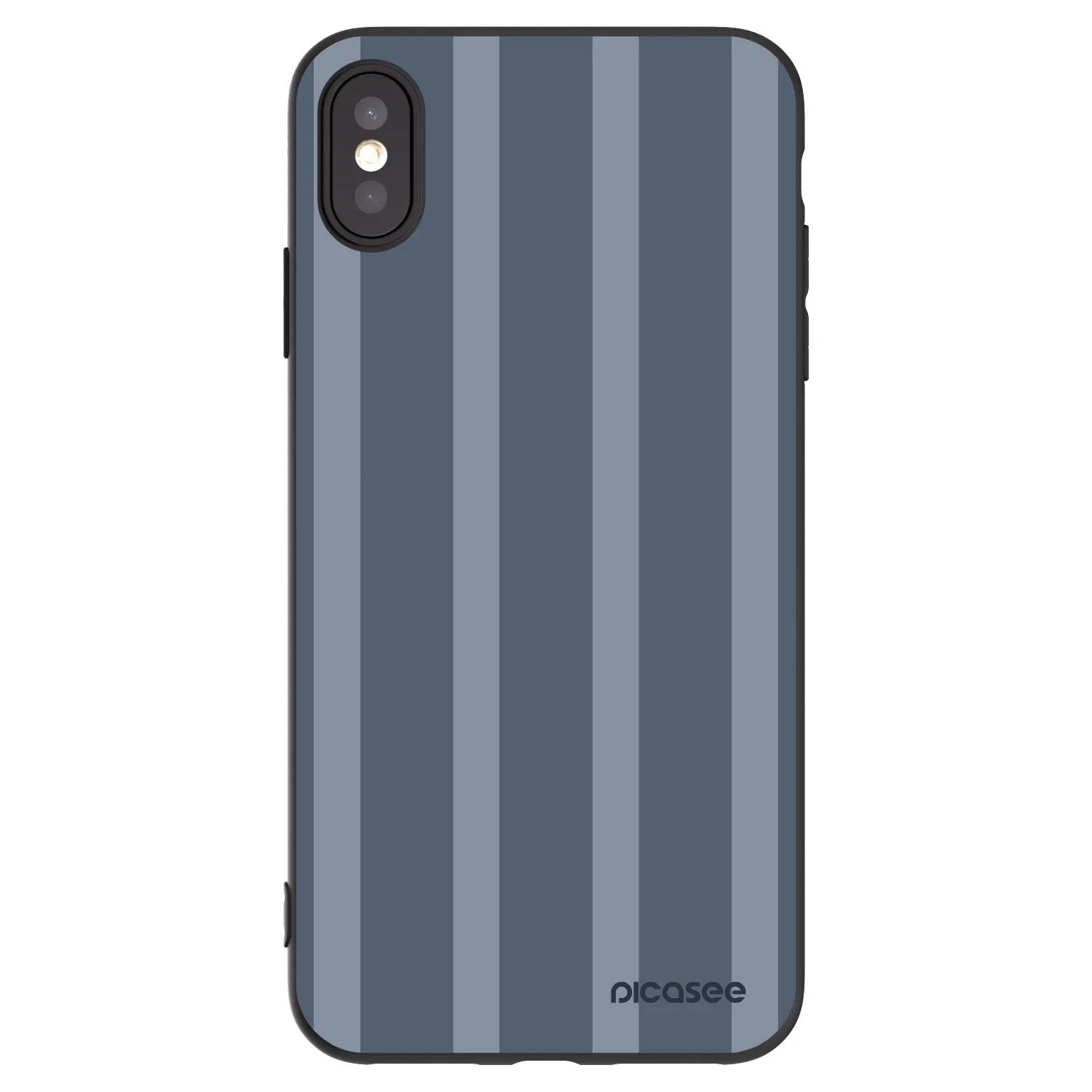 Picasee Μαύρη θήκη σιλικόνης για Apple iPhone XS Max - Midnight lounge
