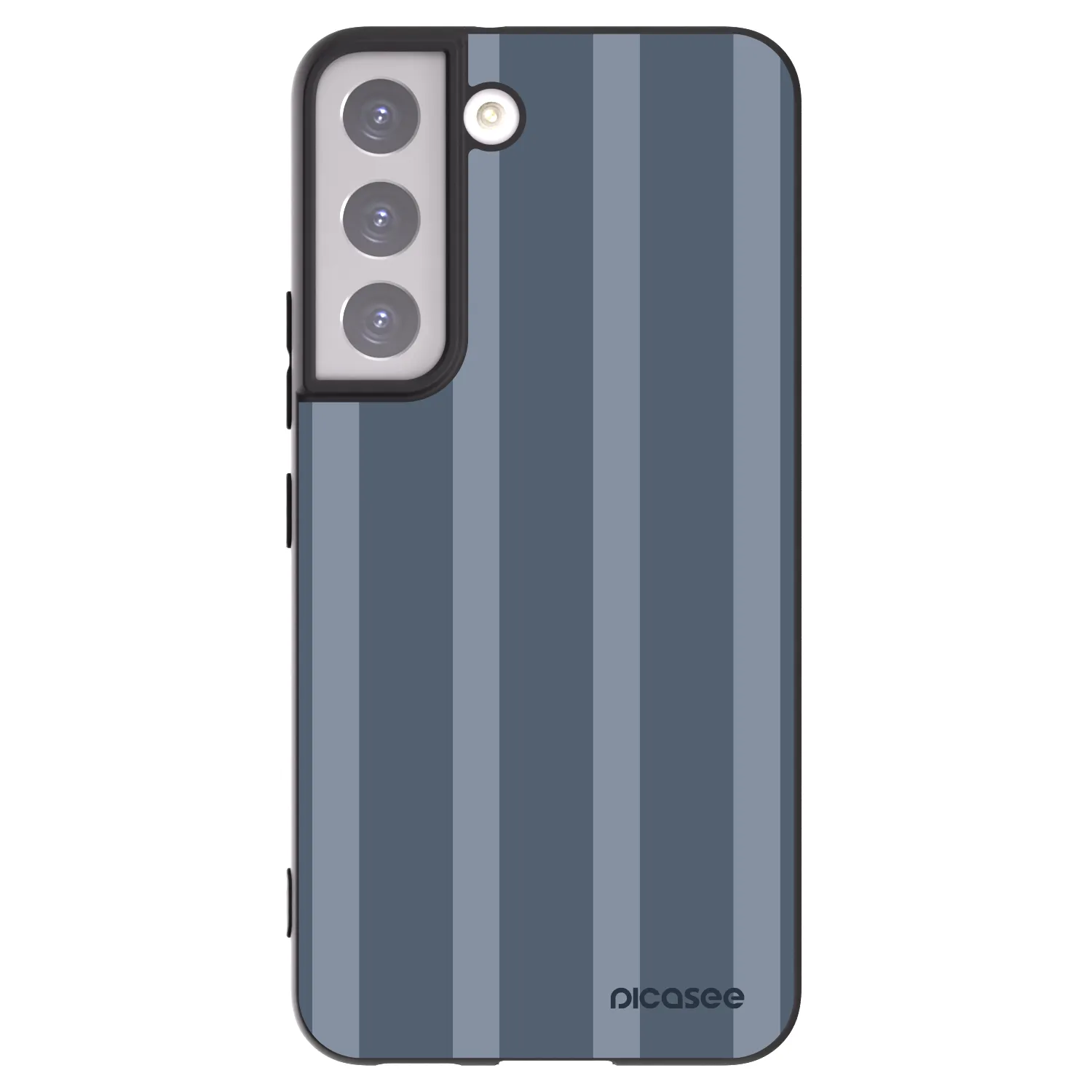 Picasee Μαύρη θήκη σιλικόνης για Samsung Galaxy S22 5G - Midnight lounge