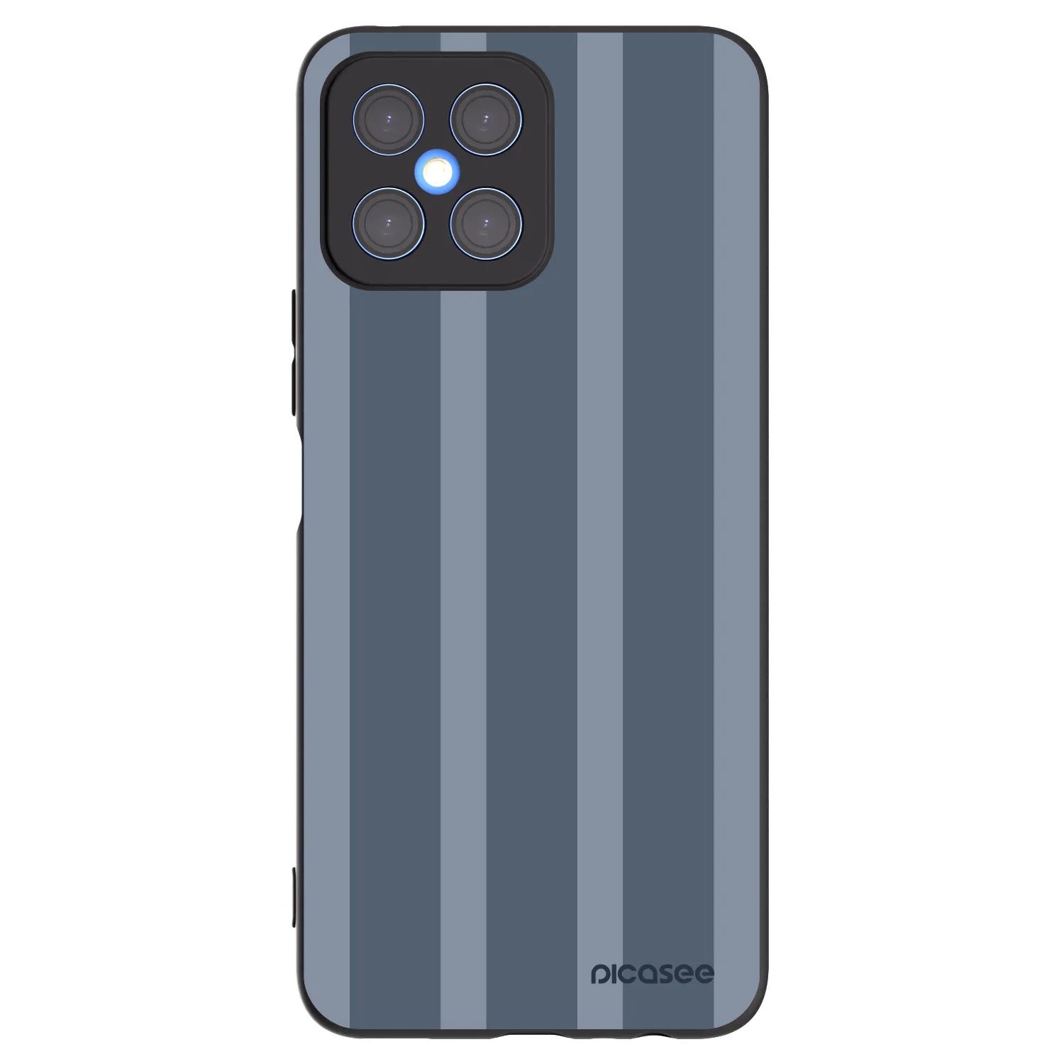 Picasee Μαύρη θήκη σιλικόνης για Honor X8 4G - Midnight lounge