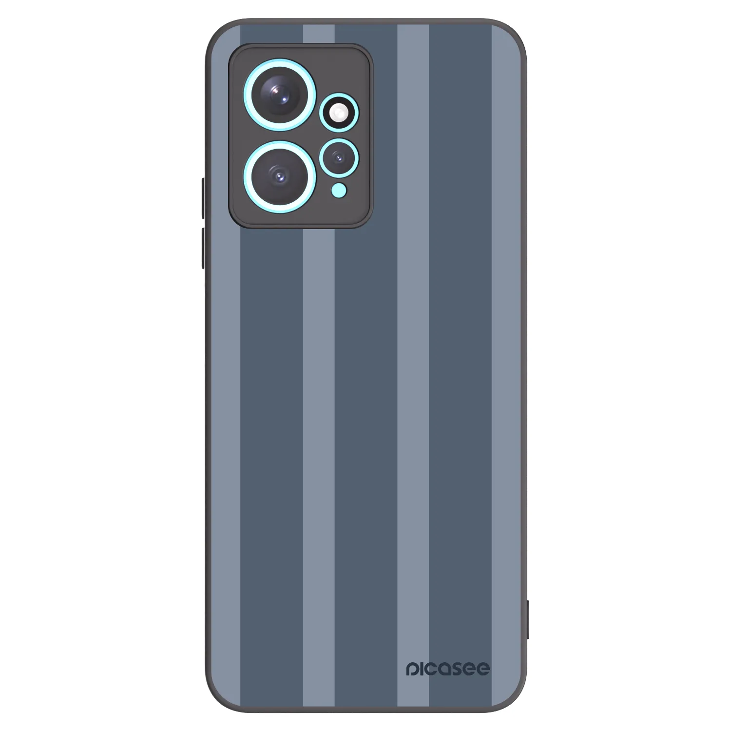 Picasee Μαύρη θήκη σιλικόνης για Xiaomi Redmi Note 12 4G - Midnight lounge