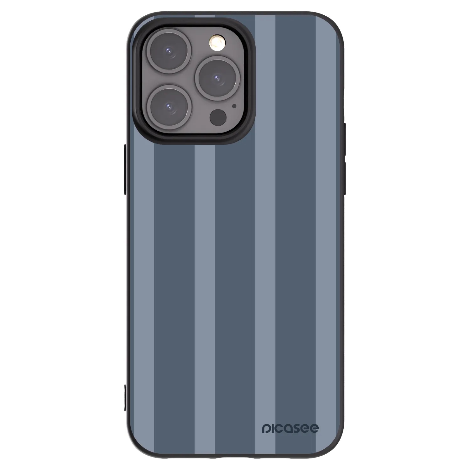 Picasee Μαύρη θήκη σιλικόνης για Apple iPhone 15 Pro Max - Midnight lounge