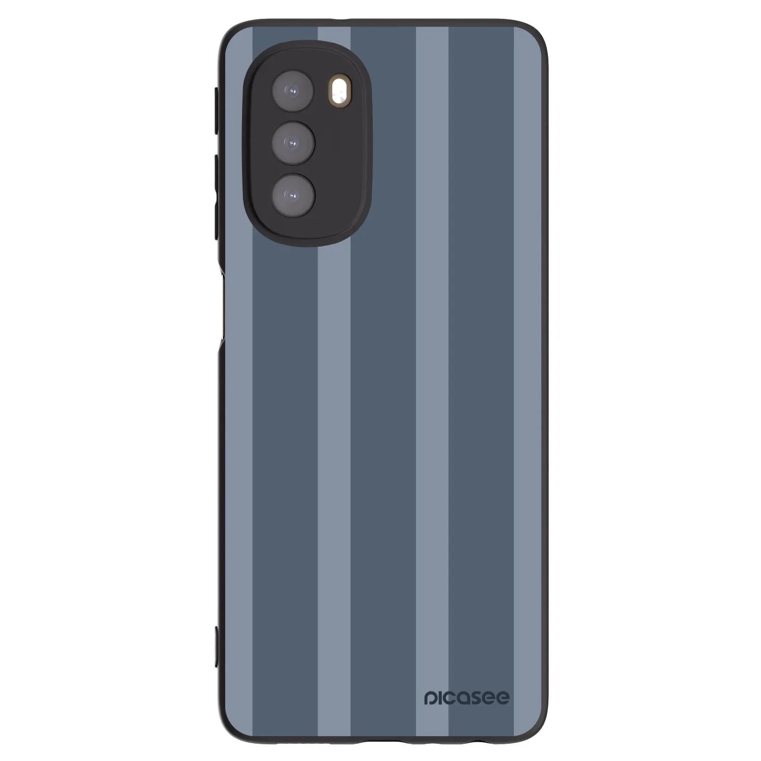 Picasee Μαύρη θήκη σιλικόνης για Motorola Moto G51 - Midnight lounge