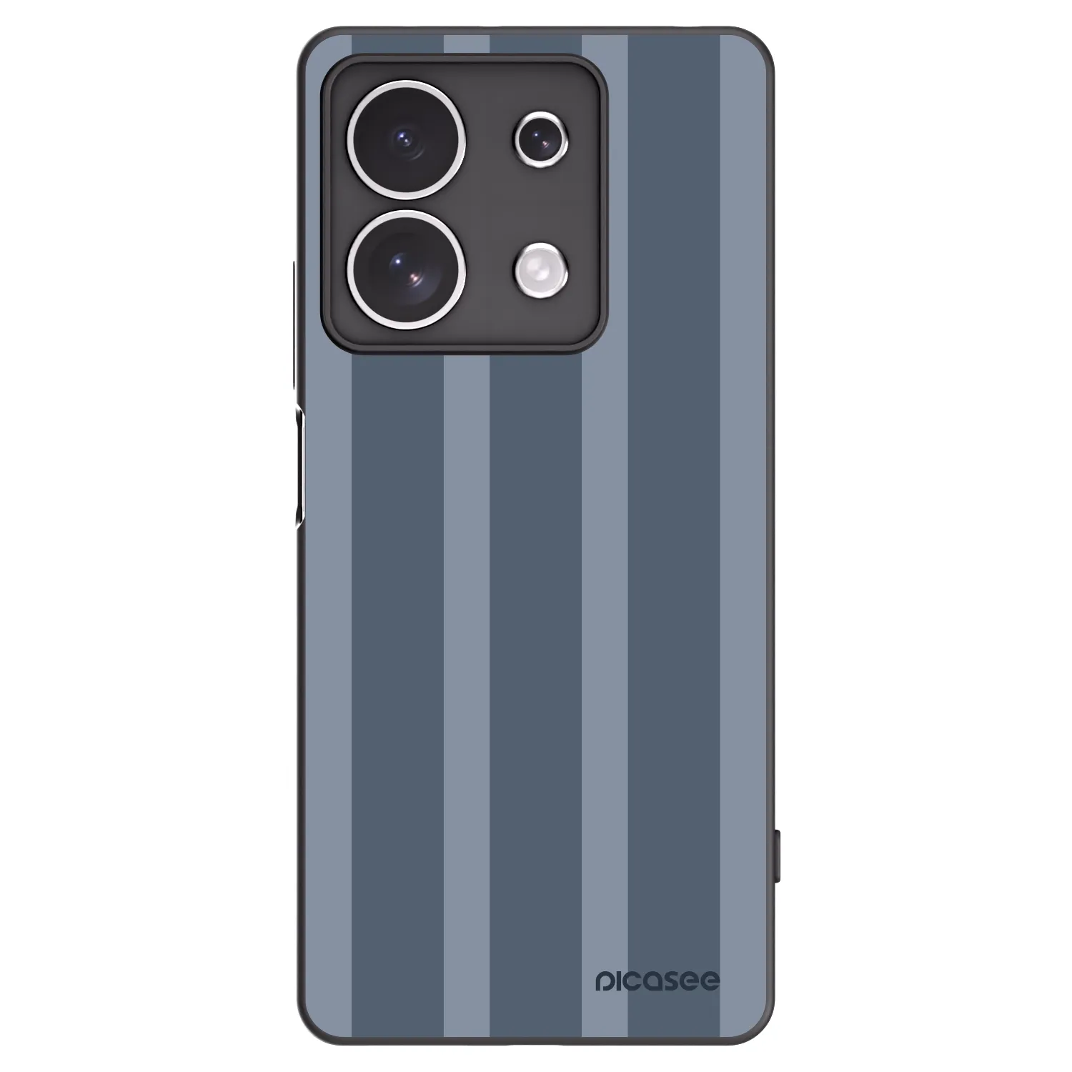 Picasee Μαύρη θήκη σιλικόνης για Xiaomi Redmi Note 13 4G - Midnight lounge