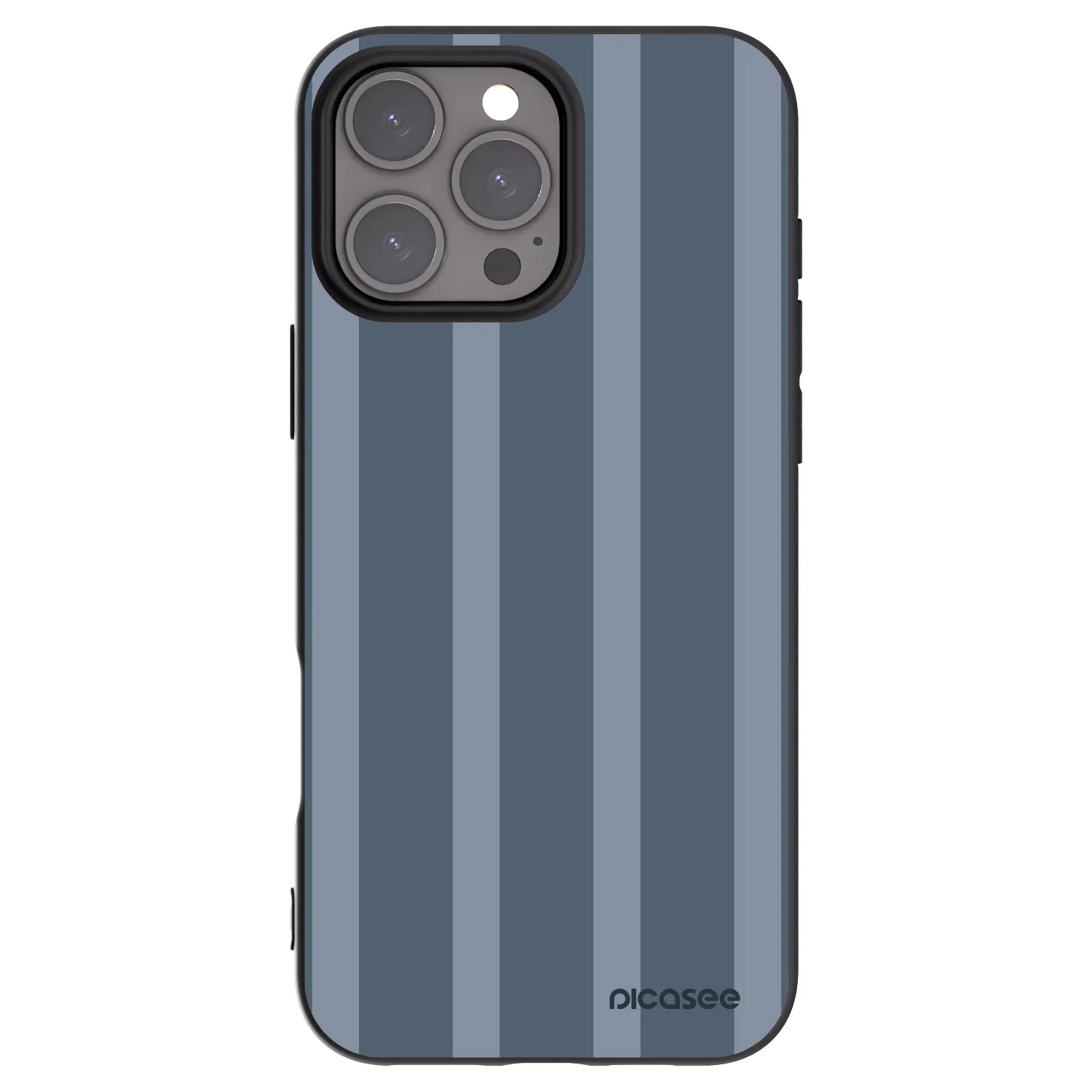 Picasee Μαύρη θήκη σιλικόνης για Apple iPhone 16 Pro Max - Midnight lounge