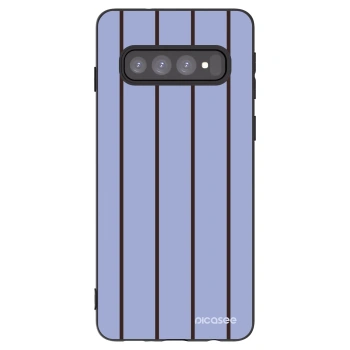 Picasee Μαύρη θήκη σιλικόνης για Samsung Galaxy S10 G973 - Poolside member