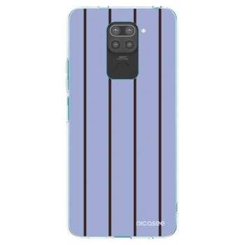 Picasee Μαύρη θήκη σιλικόνης για Xiaomi Redmi Note 9 - Poolside member