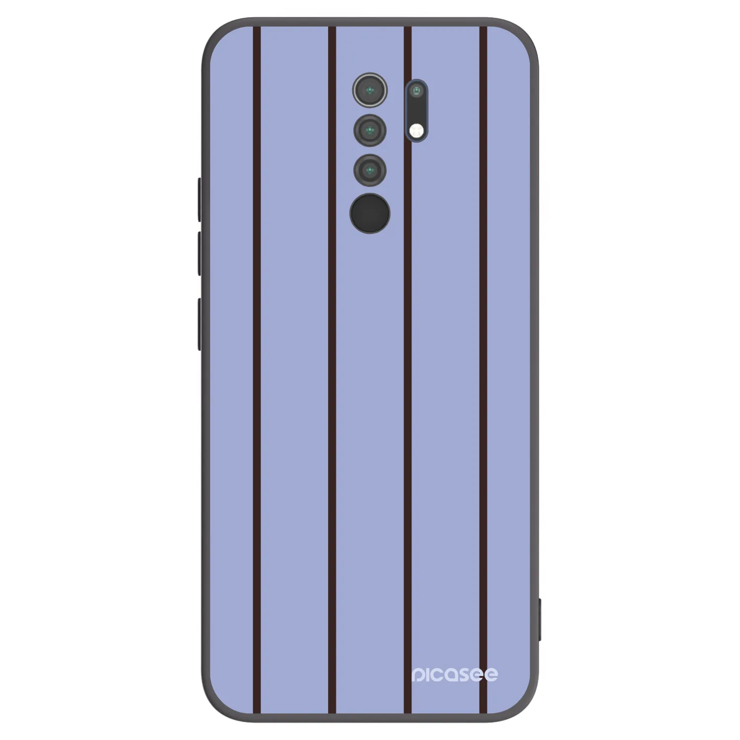 Picasee Μαύρη θήκη σιλικόνης για Xiaomi Redmi 9 - Poolside member