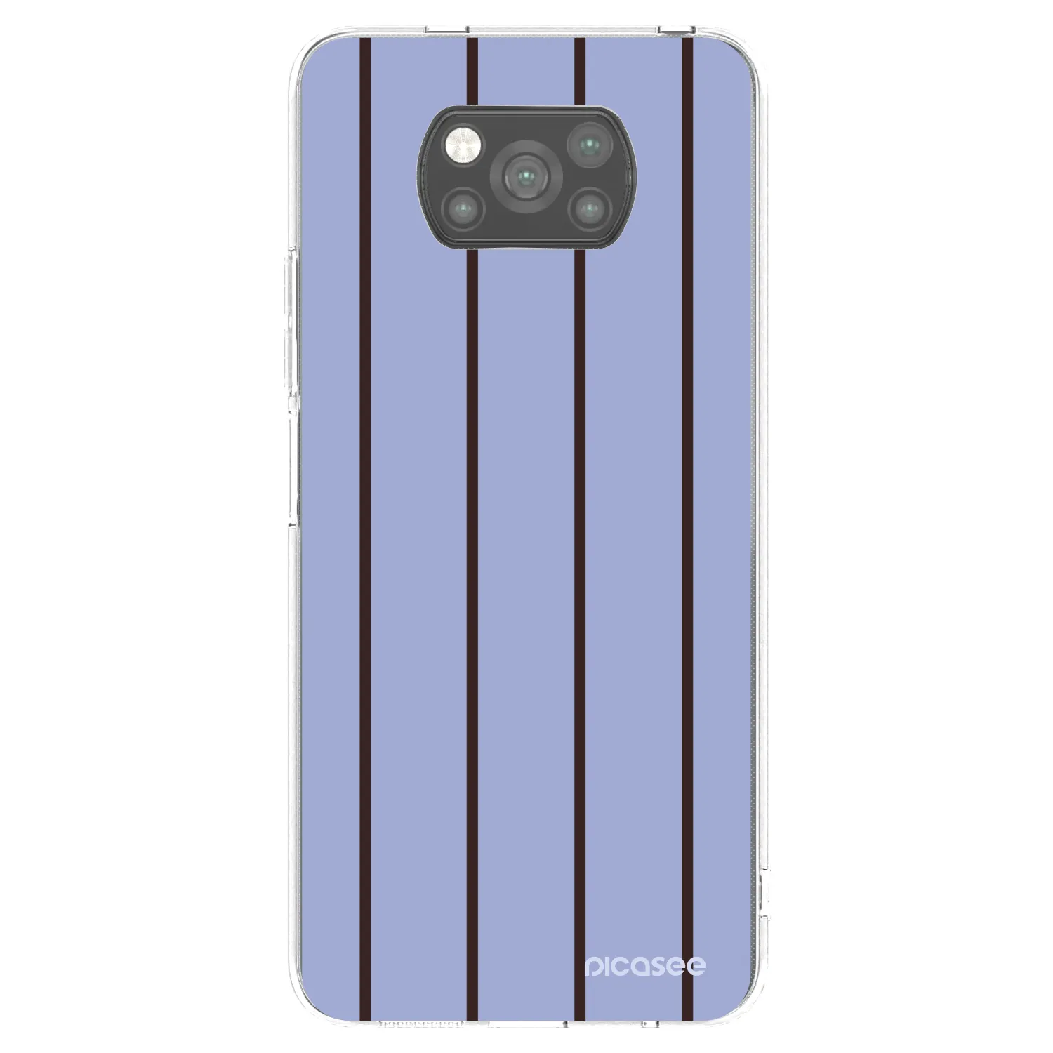Picasee Μαύρη θήκη σιλικόνης για Xiaomi Poco X3 - Poolside member