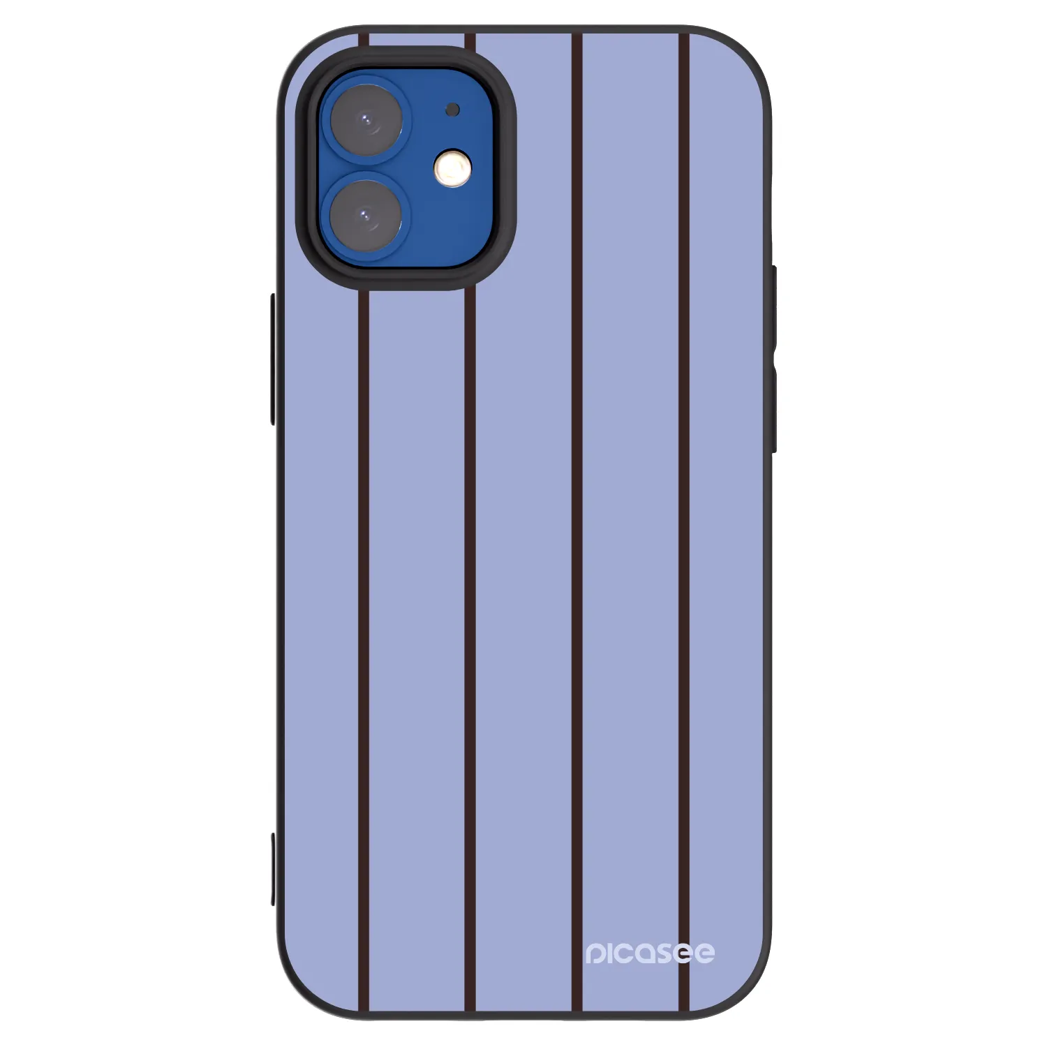 Picasee Μαύρη θήκη σιλικόνης για Apple iPhone 12 mini - Poolside member