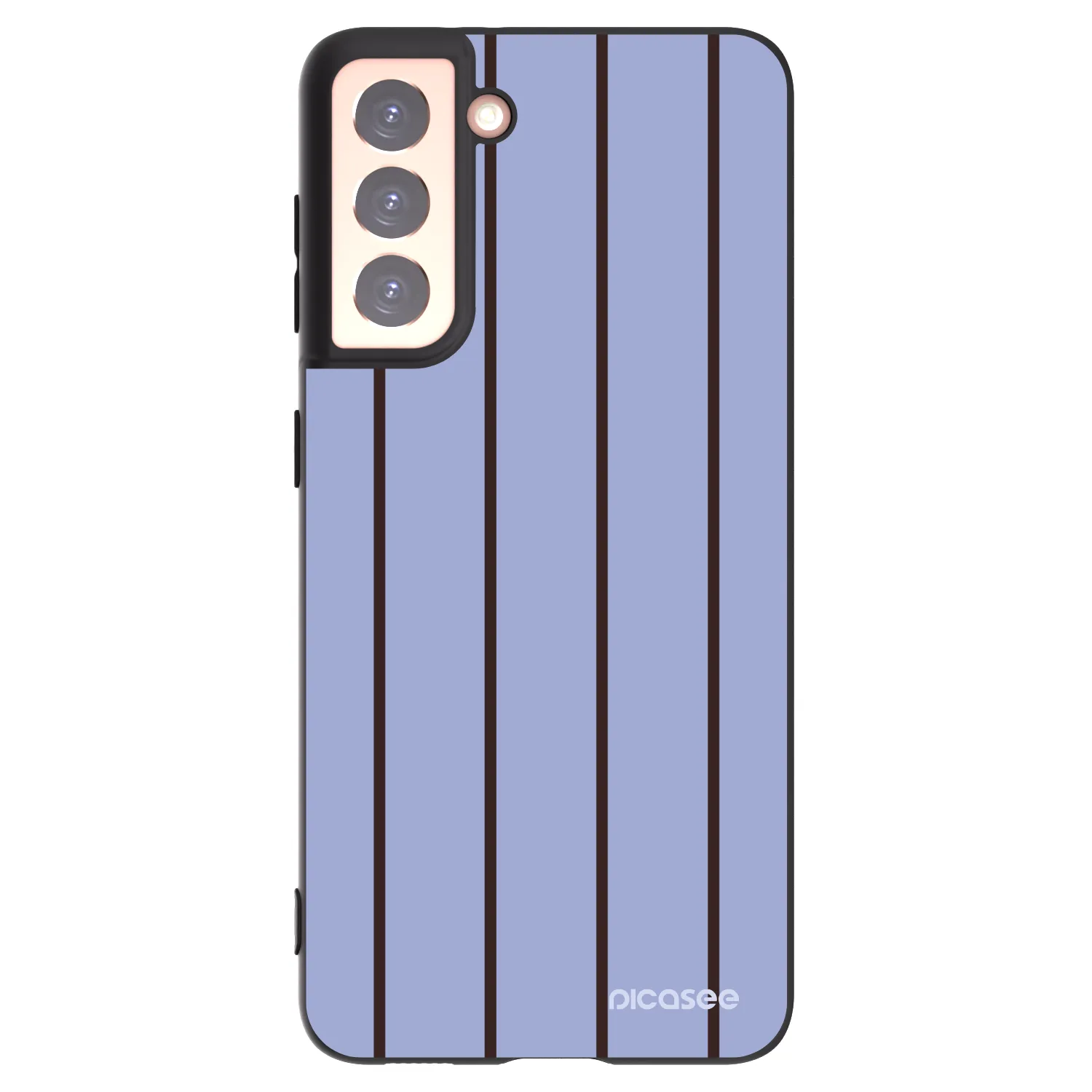 Picasee Μαύρη θήκη σιλικόνης για Samsung Galaxy S21 5G G991B - Poolside member