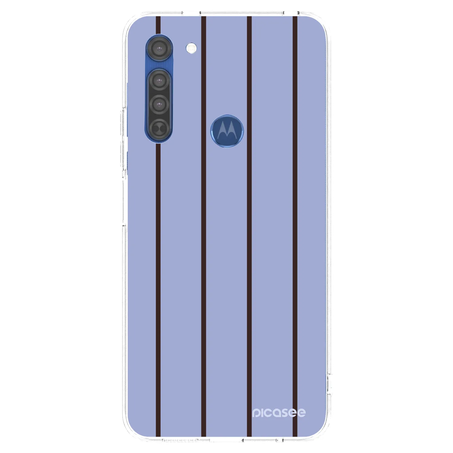 Picasee διαφανής θήκη σιλικόνης Motorola Moto G8 - Poolside member