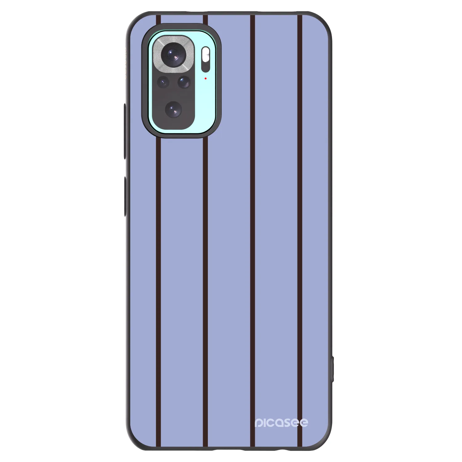 Picasee Μαύρη θήκη σιλικόνης για Xiaomi Redmi Note 10 Pro - Poolside member