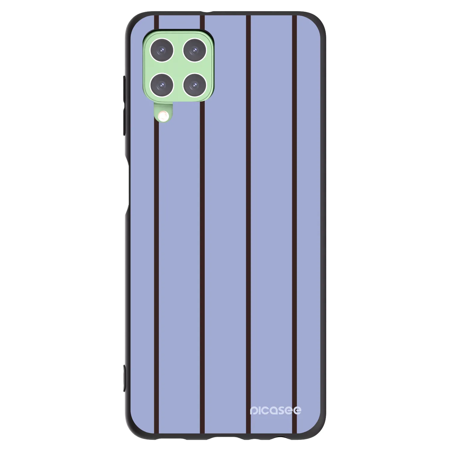Picasee Μαύρη θήκη σιλικόνης για Samsung Galaxy A22 A225F 4G - Poolside member