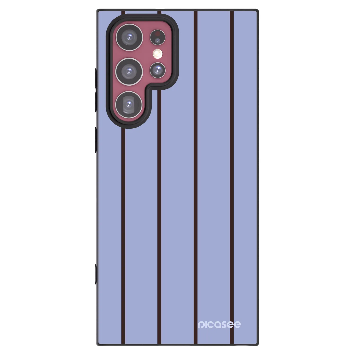 Picasee Μαύρη θήκη σιλικόνης για Samsung Galaxy S22 Ultra 5G - Poolside member