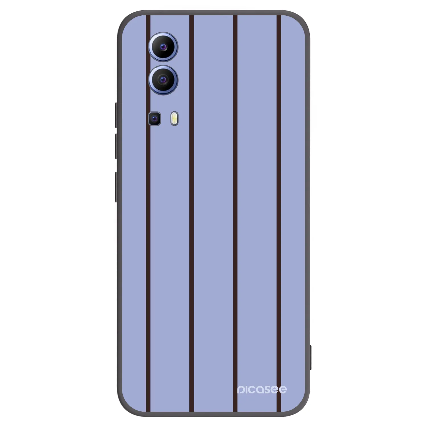 Picasee Μαύρη θήκη σιλικόνης για Vivo Y52 5G - Poolside member