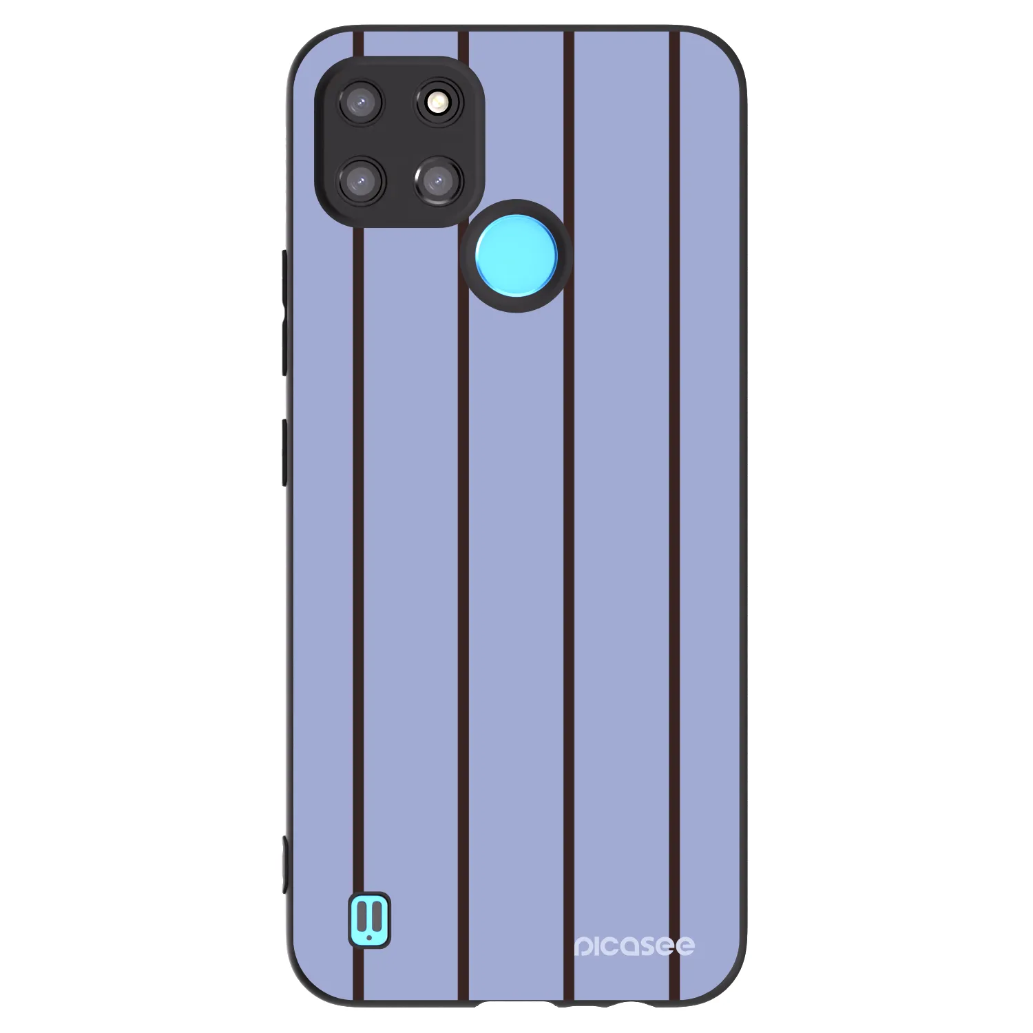 Picasee Μαύρη θήκη σιλικόνης για Realme C21Y - Poolside member