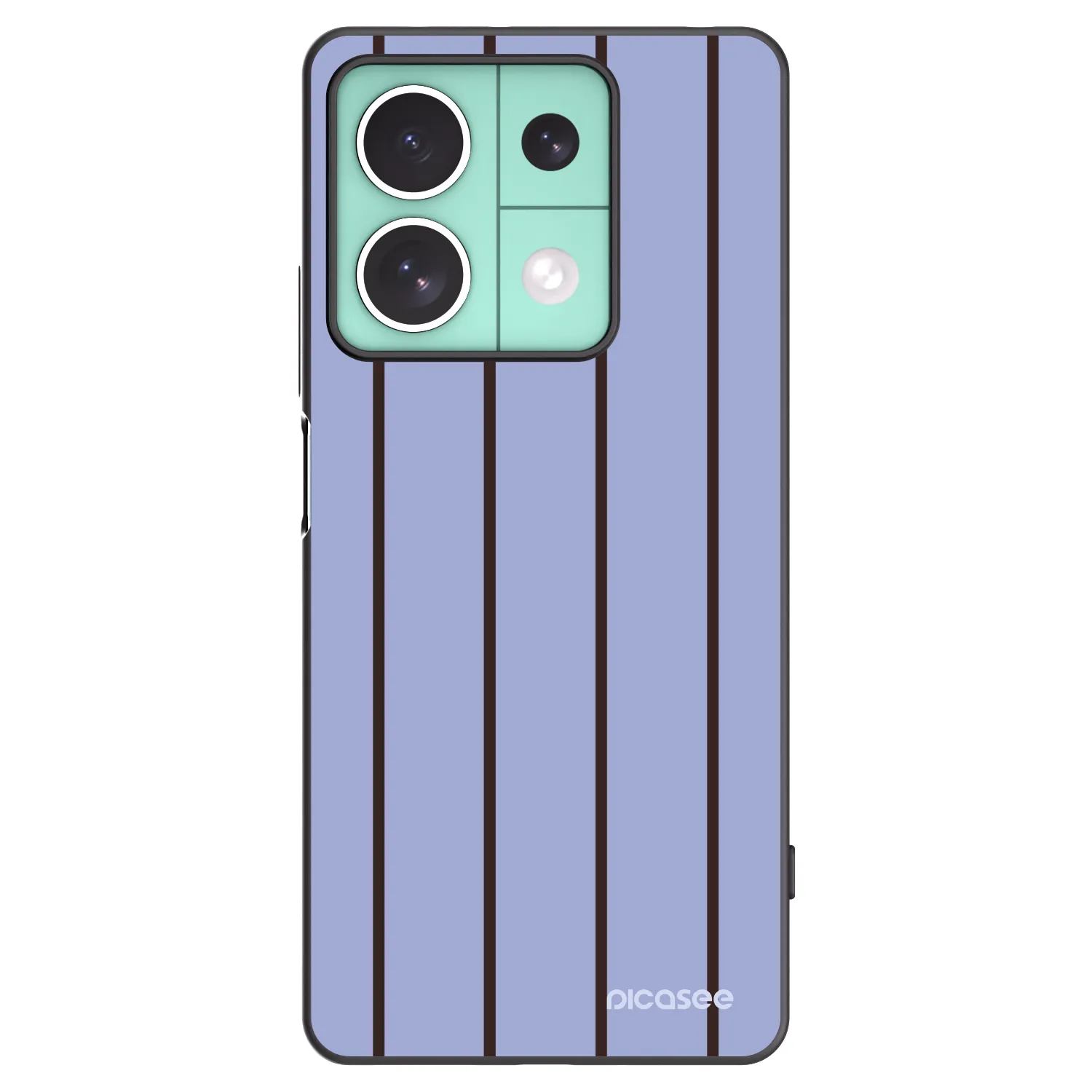 Picasee Μαύρη θήκη σιλικόνης για Xiaomi Redmi Note 13 5G - Poolside member