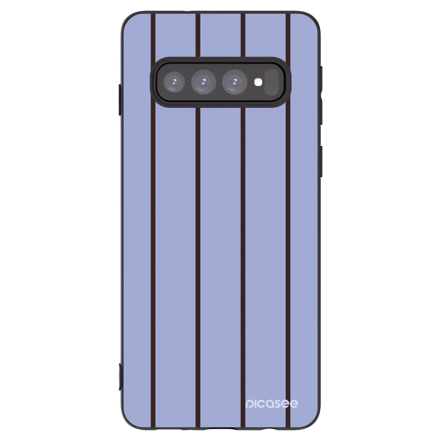 Picasee Μαύρη θήκη σιλικόνης για Samsung Galaxy S10 G973 - Poolside member
