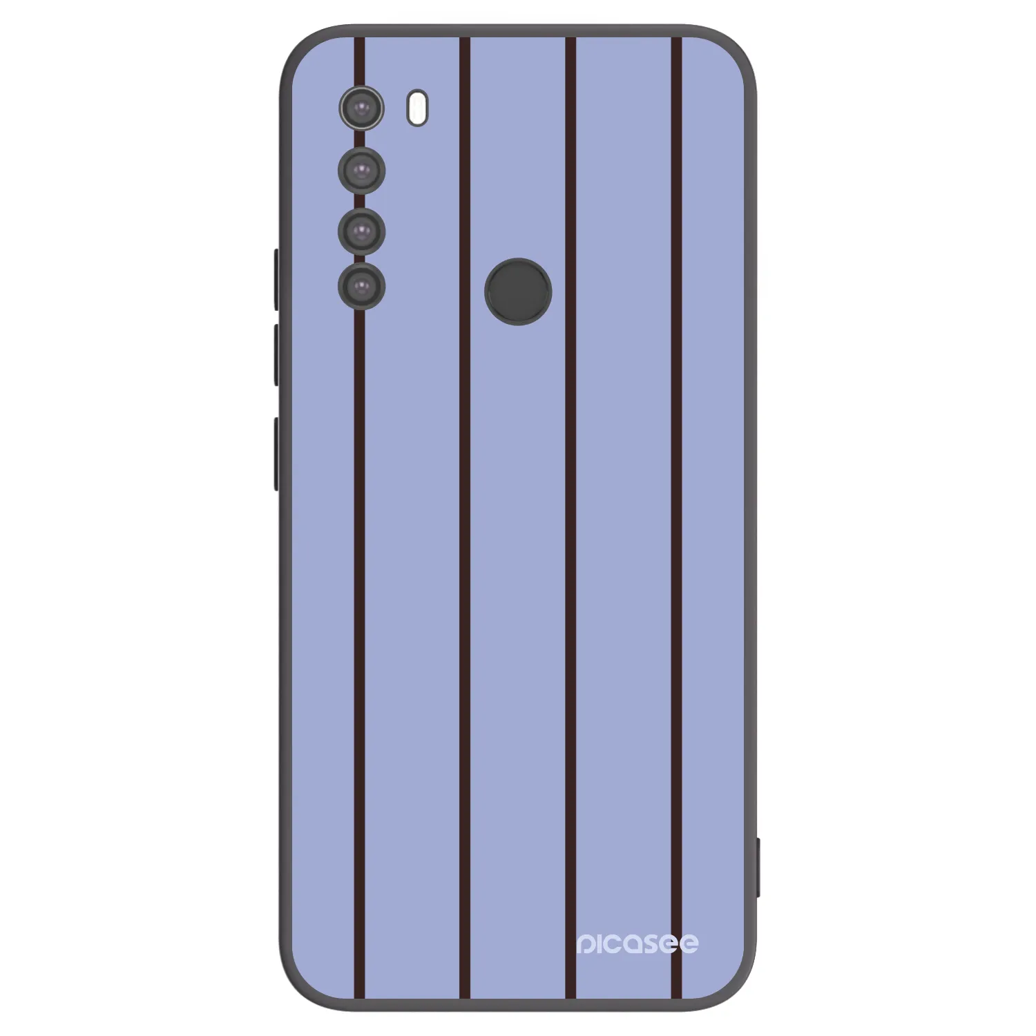 Picasee Μαύρη θήκη σιλικόνης για Xiaomi Redmi Note 8 - Poolside member