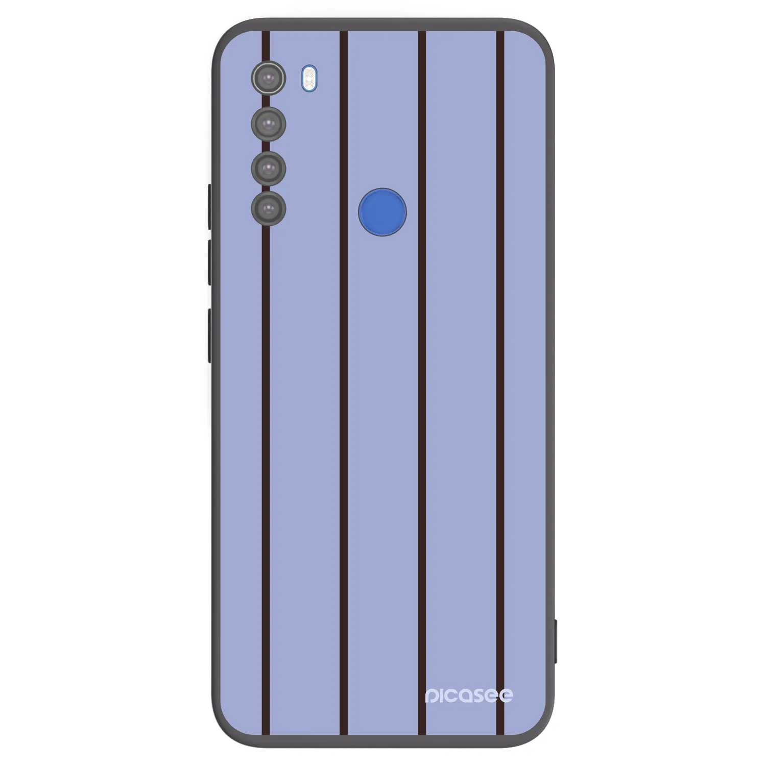 Picasee Μαύρη θήκη σιλικόνης για Xiaomi Redmi Note 8T - Poolside member