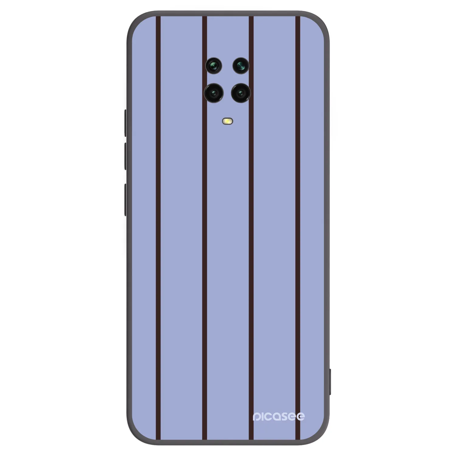 Picasee Μαύρη θήκη σιλικόνης για Xiaomi Redmi Note 9 Pro - Poolside member