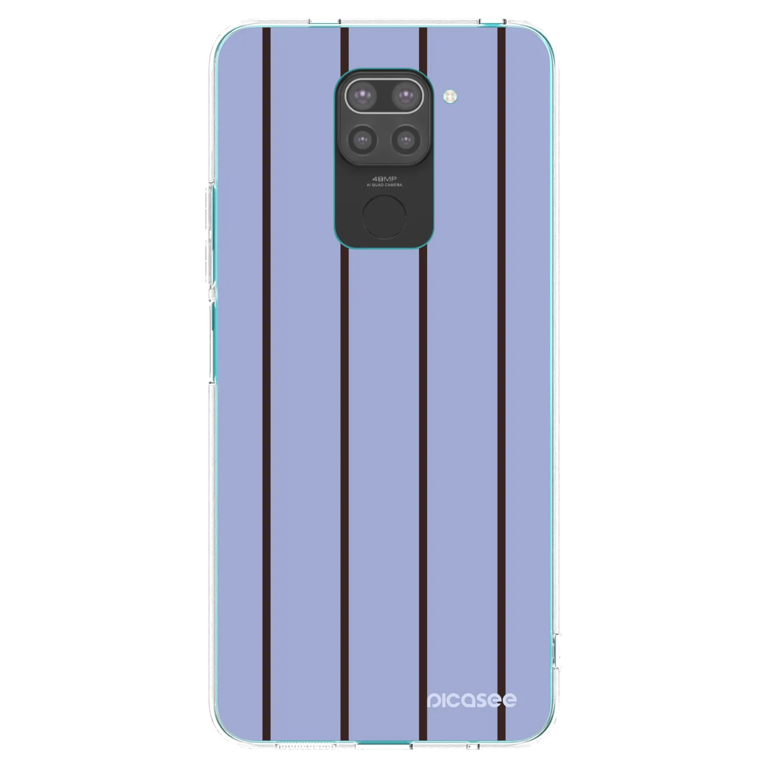 Picasee Μαύρη θήκη σιλικόνης για Xiaomi Redmi Note 9 - Poolside member