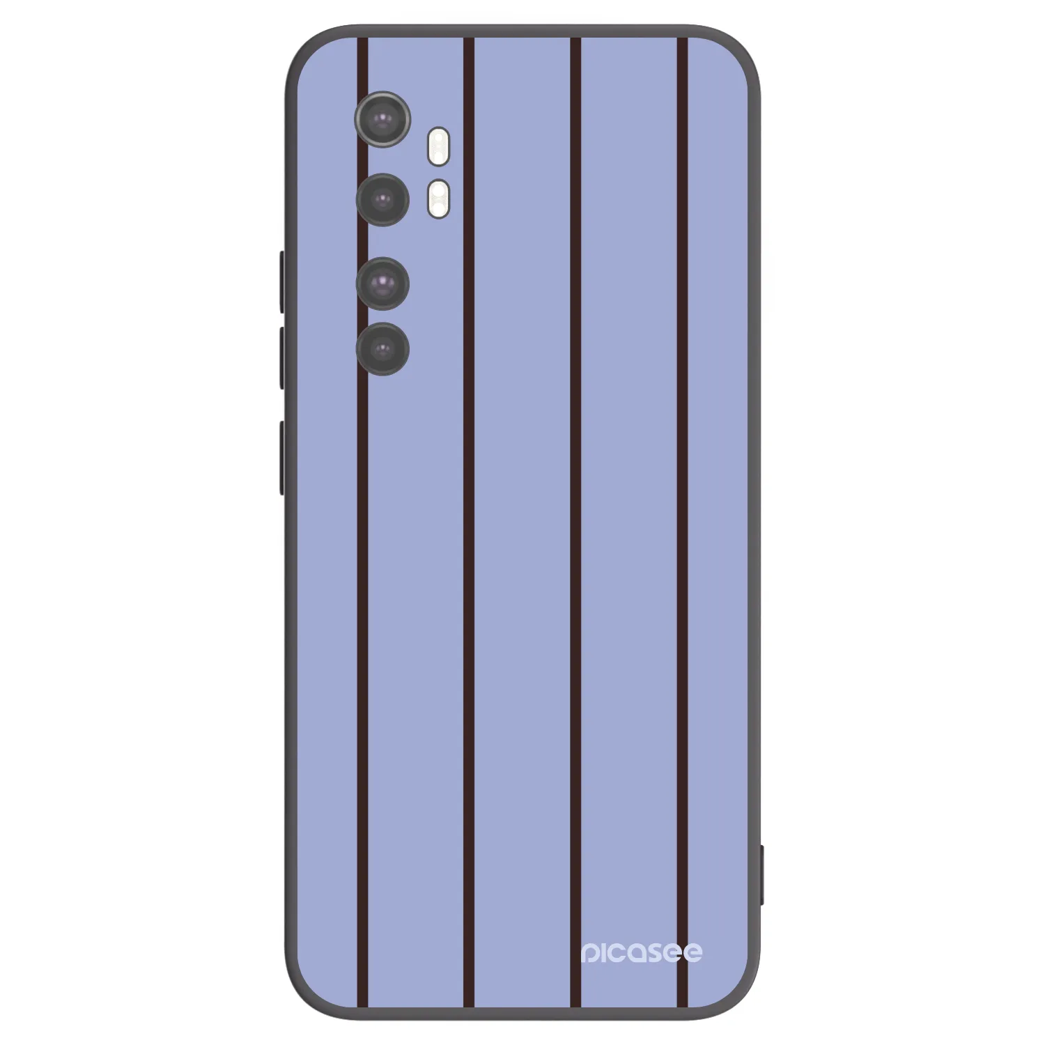 Picasee Μαύρη θήκη σιλικόνης για Xiaomi Mi Note 10 Lite - Poolside member