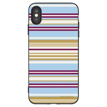 Picasee Μαύρη θήκη σιλικόνης για Apple iPhone XS Max - Souvenir