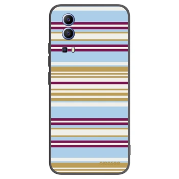 Picasee Μαύρη θήκη σιλικόνης για Vivo Y52 5G - Souvenir