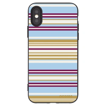 Picasee Μαύρη θήκη σιλικόνης για Apple iPhone X/XS - Souvenir