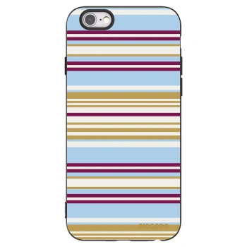 Picasee Μαύρη θήκη σιλικόνης για Apple iPhone 6/6S - Souvenir