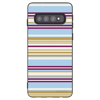 Picasee Μαύρη θήκη σιλικόνης για Samsung Galaxy S10 G973 - Souvenir