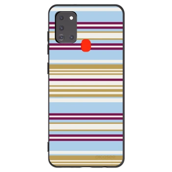 Picasee Μαύρη θήκη σιλικόνης για Samsung Galaxy A21s - Souvenir