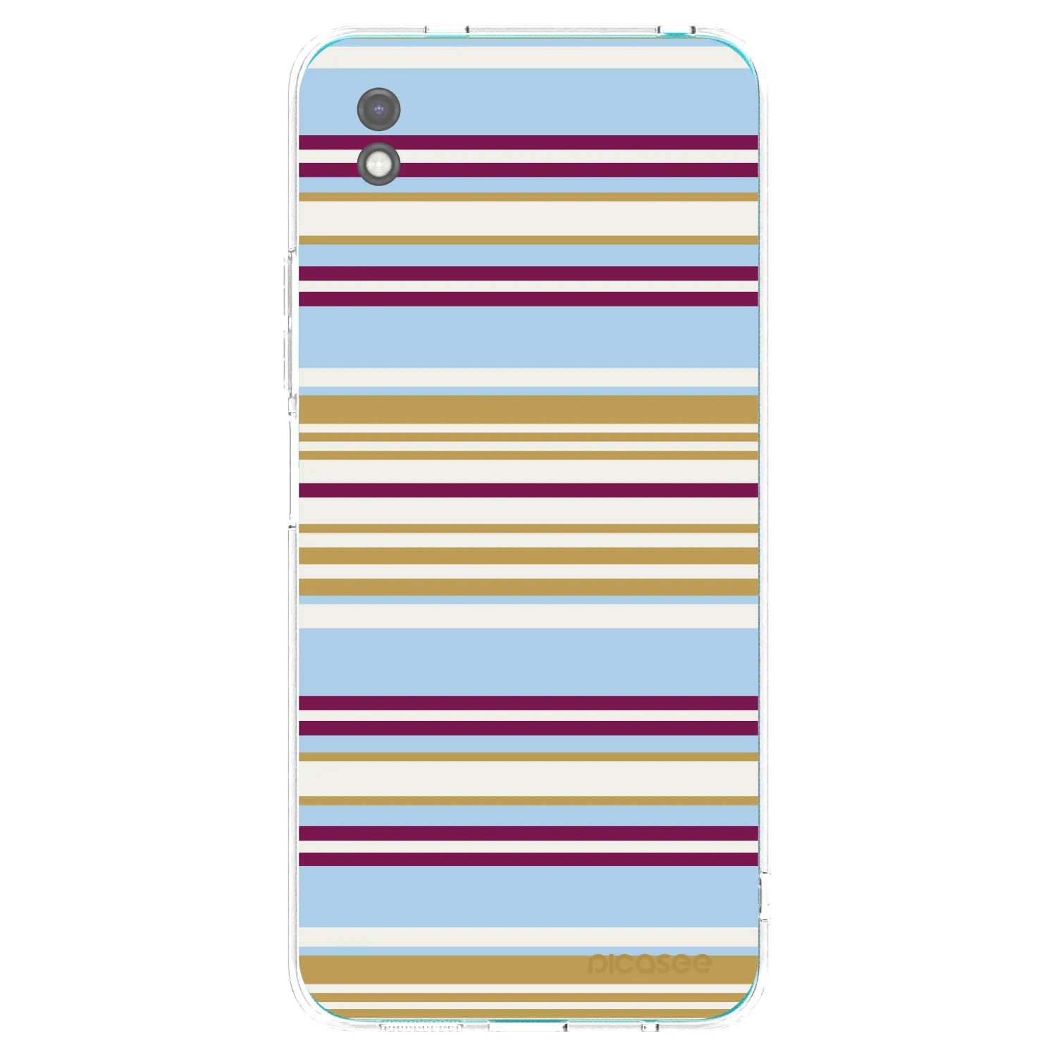 Picasee Μαύρη θήκη σιλικόνης για Xiaomi Redmi 9A - Souvenir