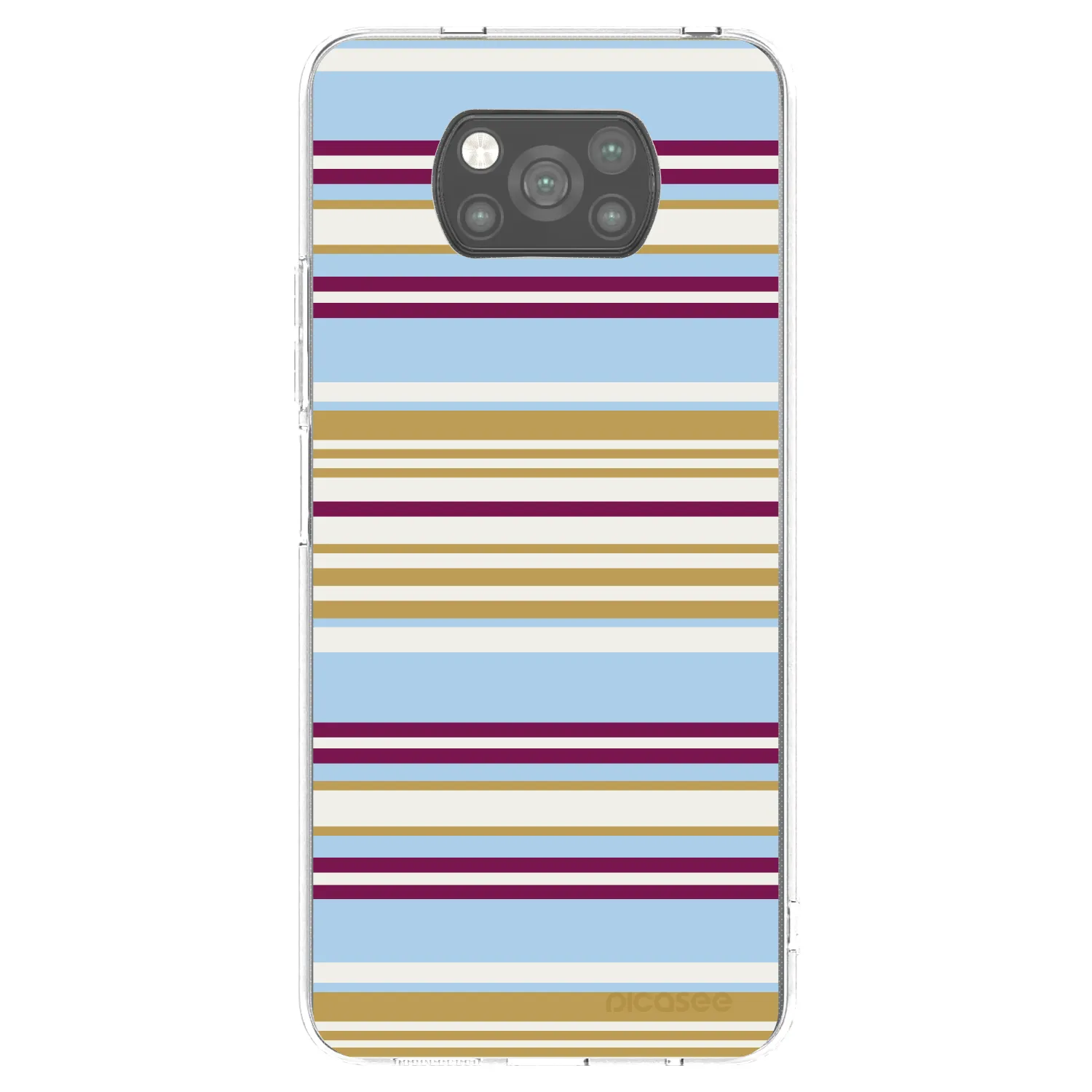 Picasee Μαύρη θήκη σιλικόνης για Xiaomi Poco X3 - Souvenir