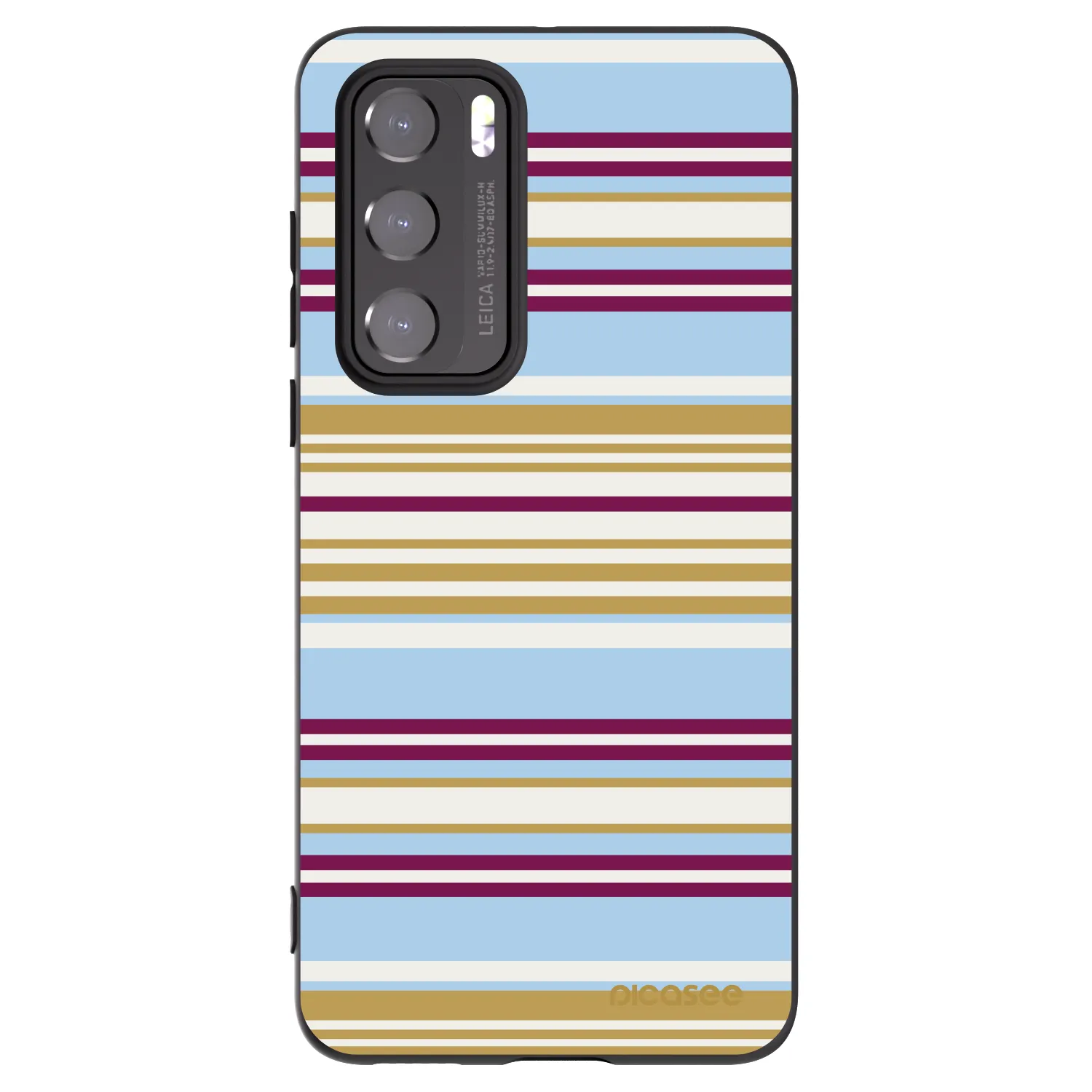 Picasee Μαύρη θήκη σιλικόνης για Huawei P40 - Souvenir