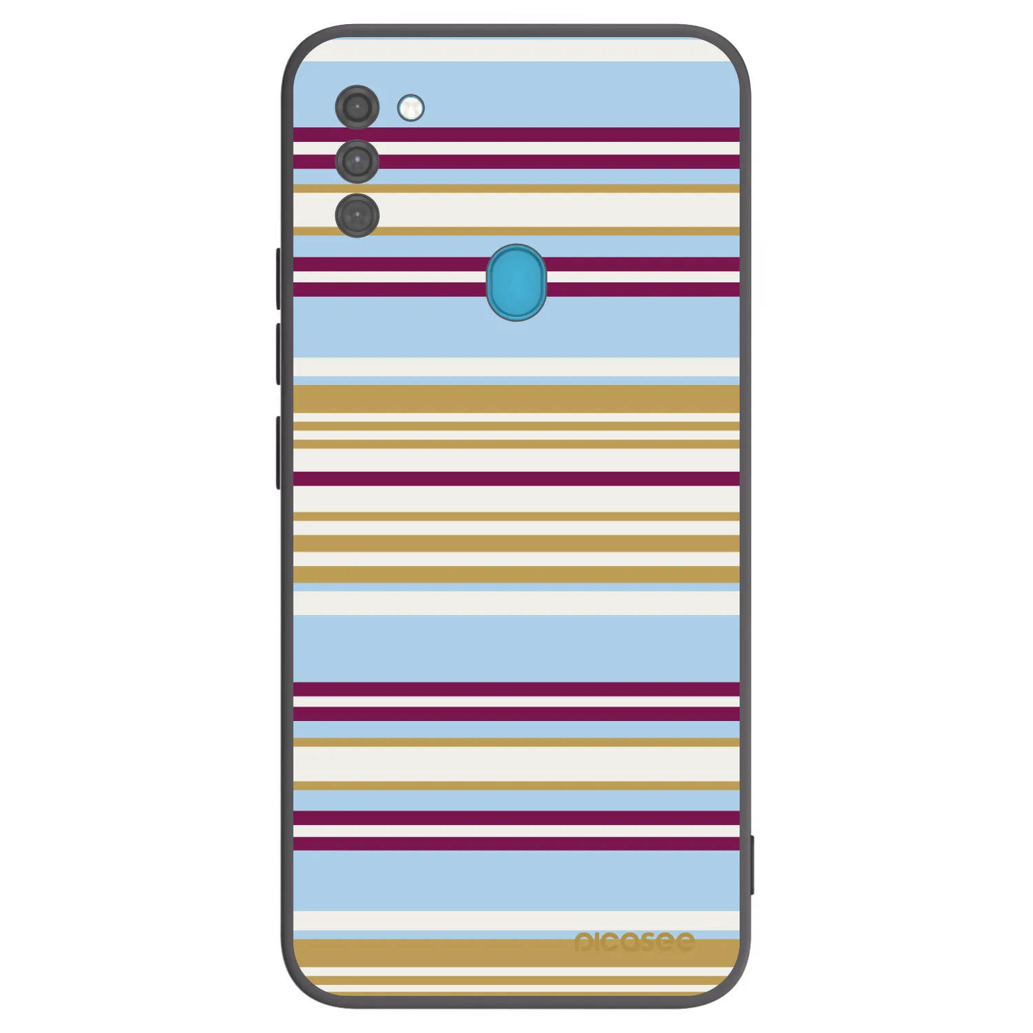 Picasee Μαύρη θήκη σιλικόνης για Samsung Galaxy M11 - Souvenir