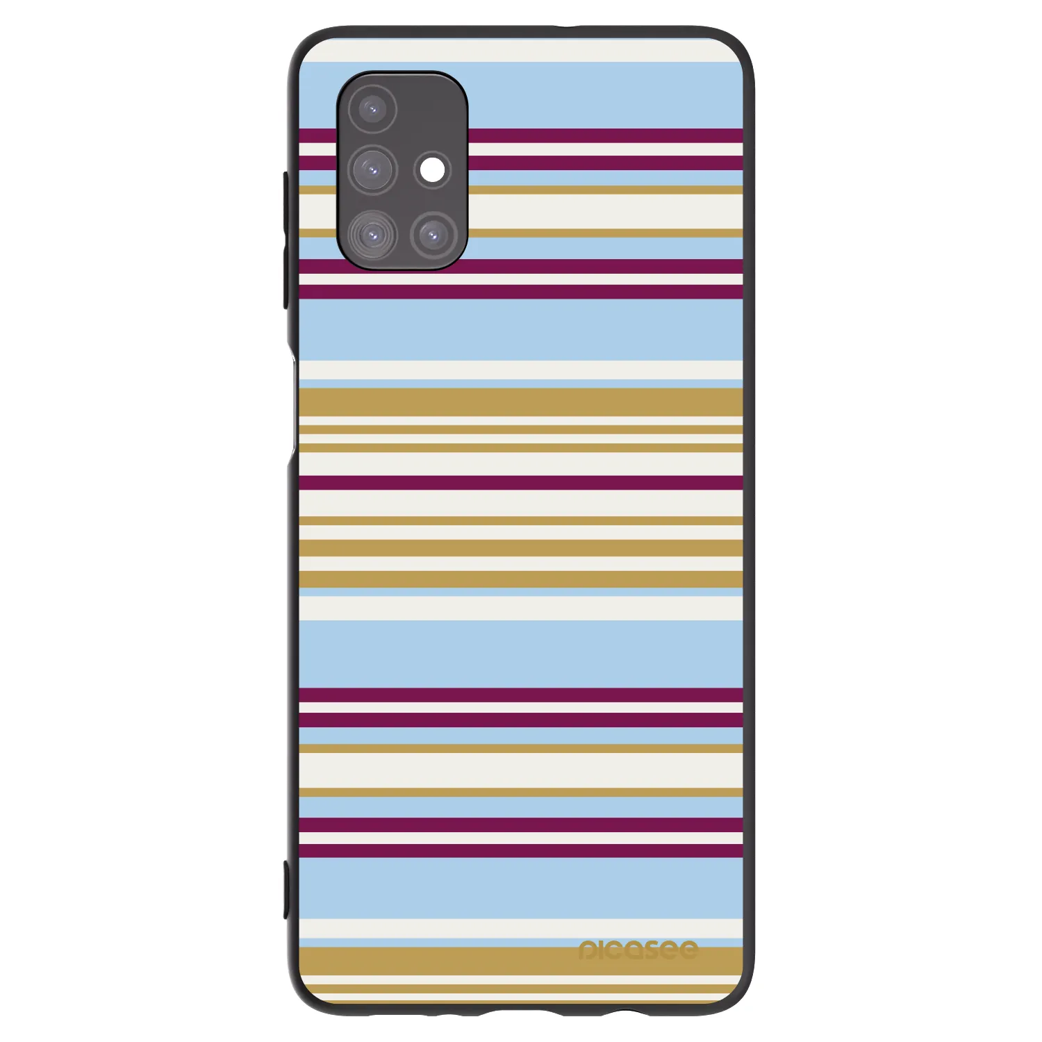 Picasee Μαύρη θήκη σιλικόνης για Samsung Galaxy M51 M515F - Souvenir