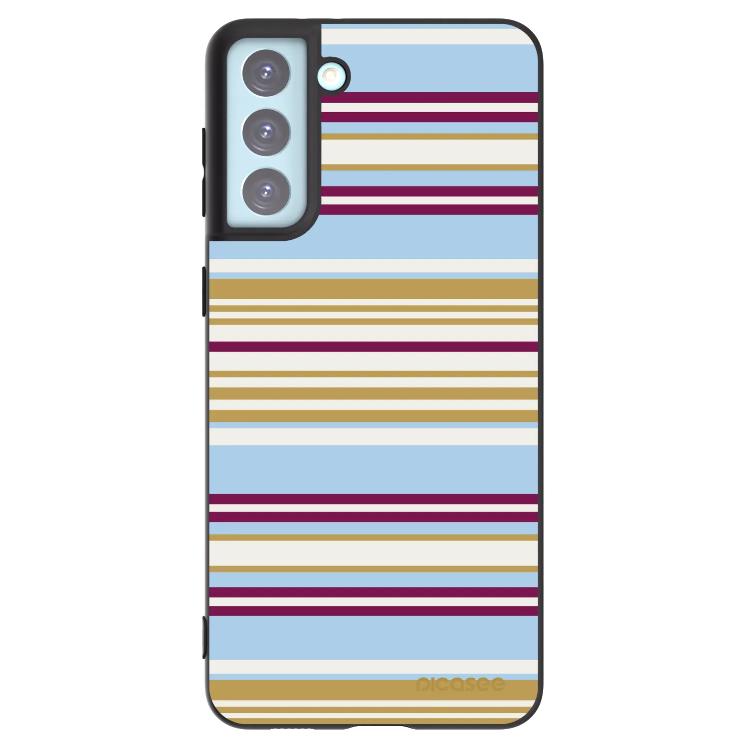Picasee Μαύρη θήκη σιλικόνης για Samsung Galaxy S21+ 5G G996F - Souvenir
