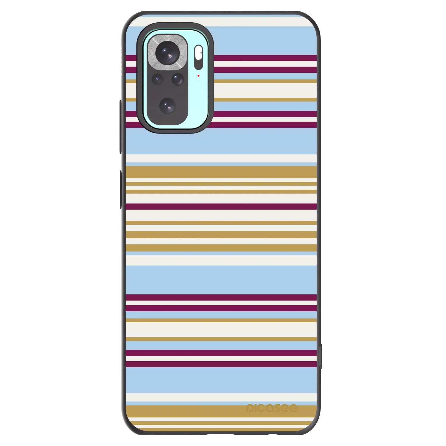 Picasee Μαύρη θήκη σιλικόνης για Xiaomi Redmi Note 10 Pro - Souvenir