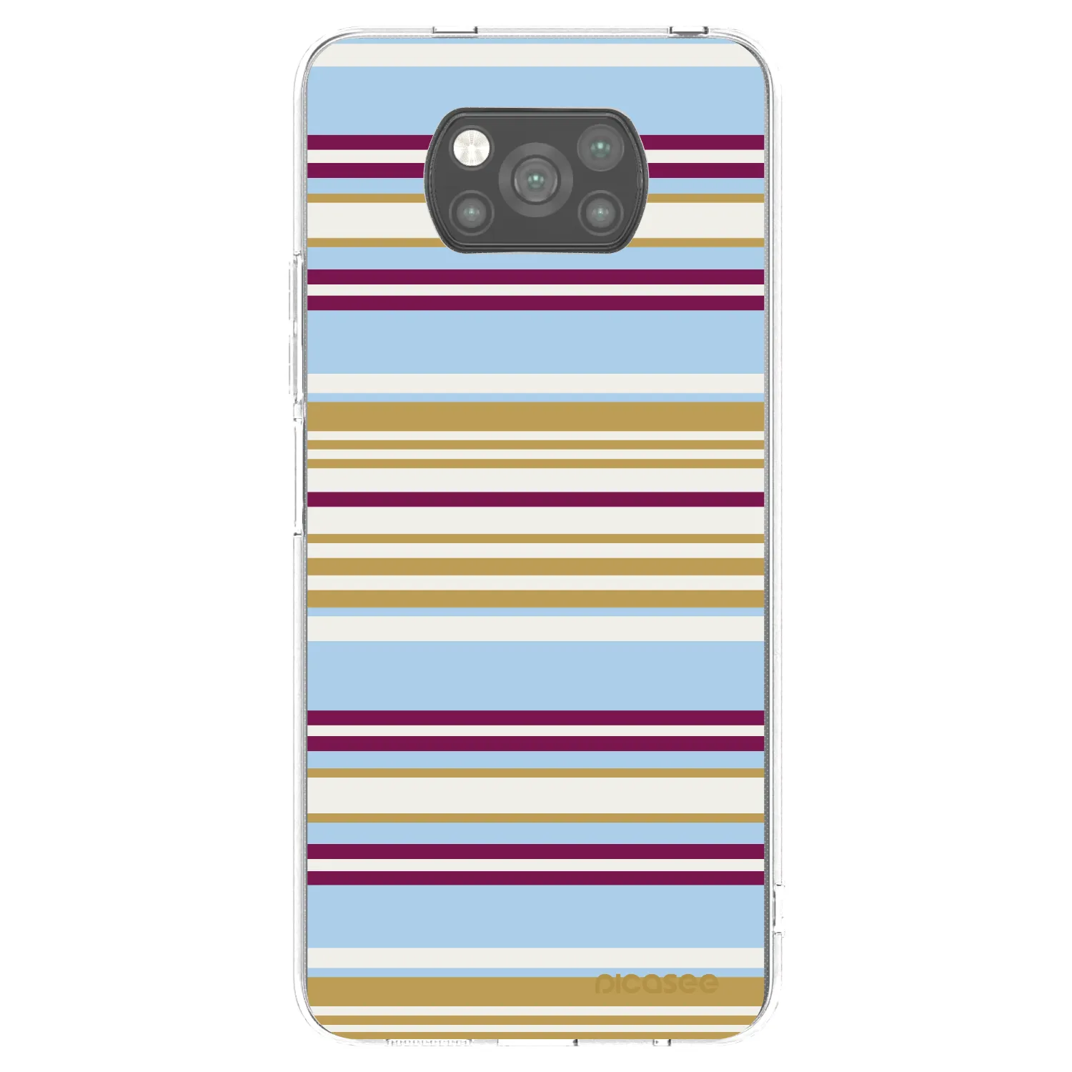 Picasee Μαύρη θήκη σιλικόνης για Xiaomi Poco X3 Pro - Souvenir