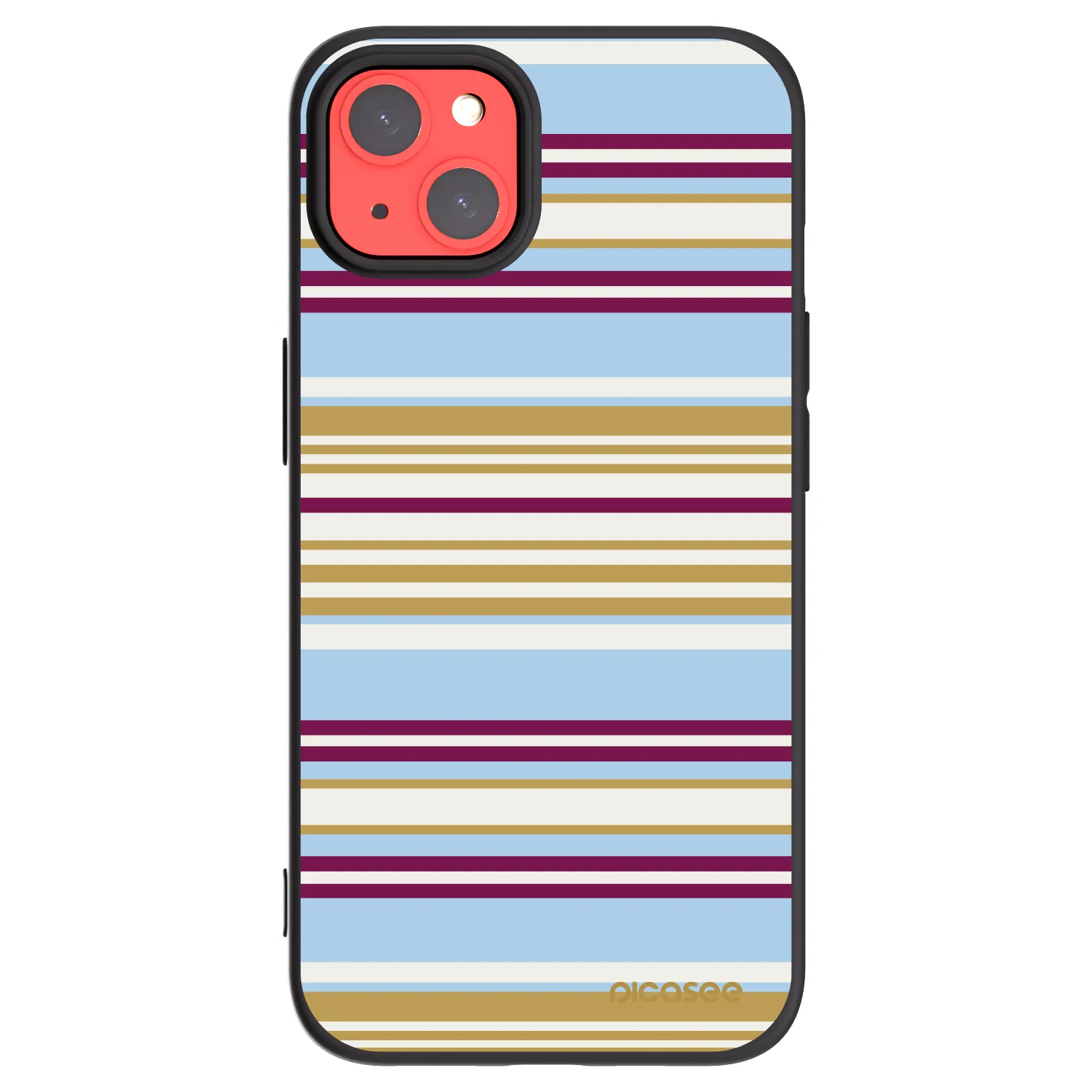 Picasee Μαύρη θήκη σιλικόνης για Apple iPhone 13 - Souvenir