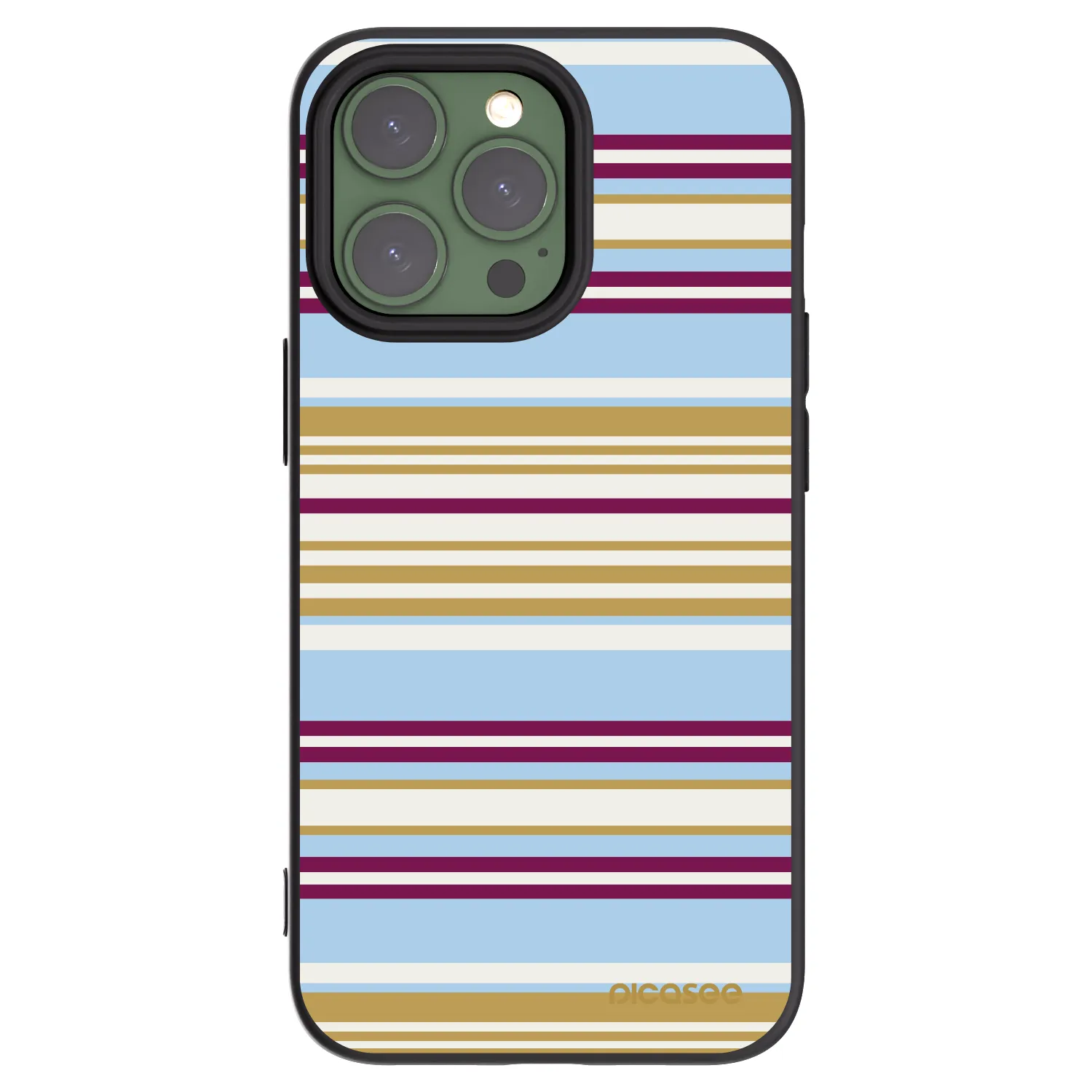 Picasee Μαύρη θήκη σιλικόνης για Apple iPhone 13 Pro - Souvenir