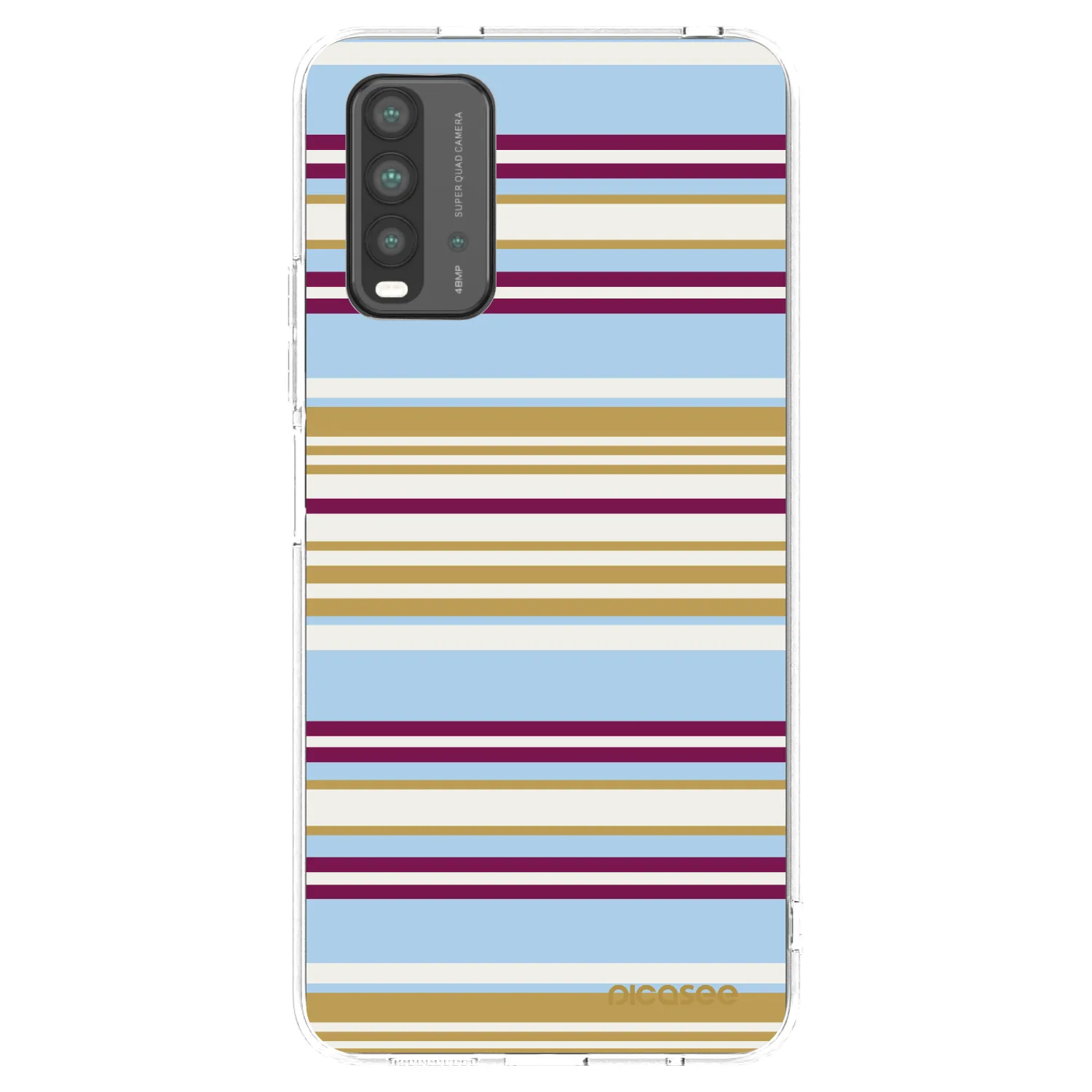 Picasee Μαύρη θήκη σιλικόνης για Xiaomi Redmi 9T - Souvenir