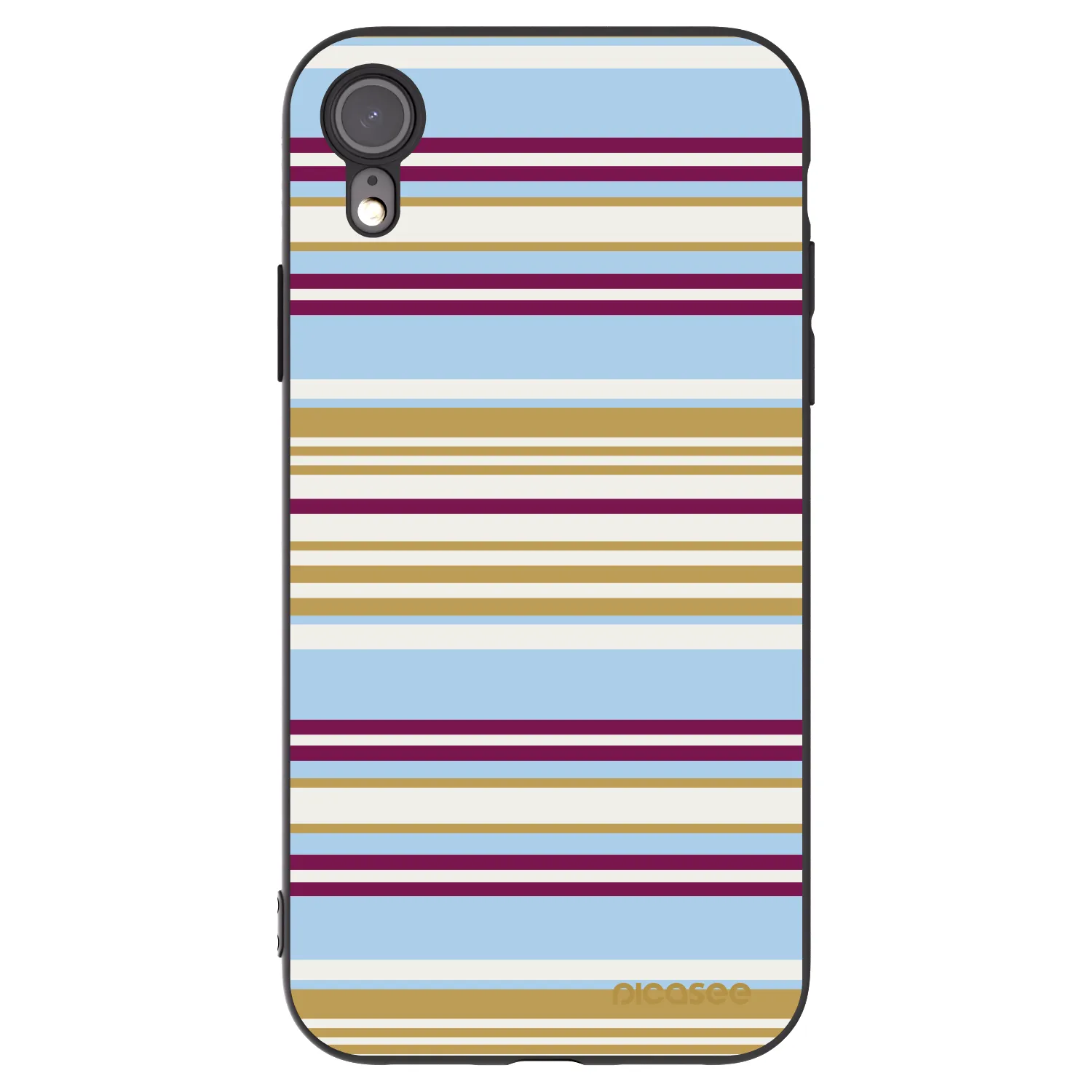 Picasee Μαύρη θήκη σιλικόνης για Apple iPhone 6 Plus/6S Plus - Souvenir