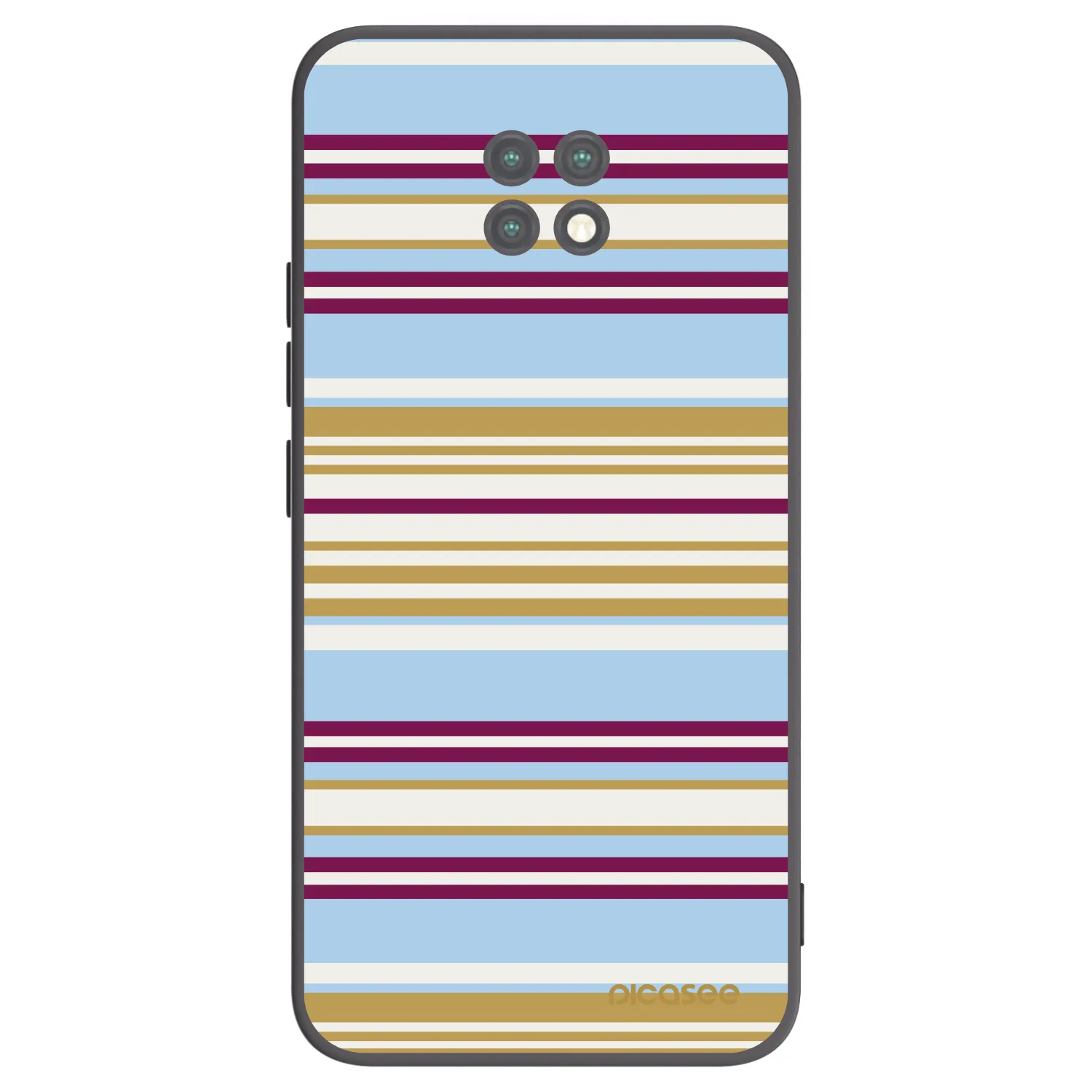 Picasee Μαύρη θήκη σιλικόνης για Xiaomi Redmi Note 9T - Souvenir