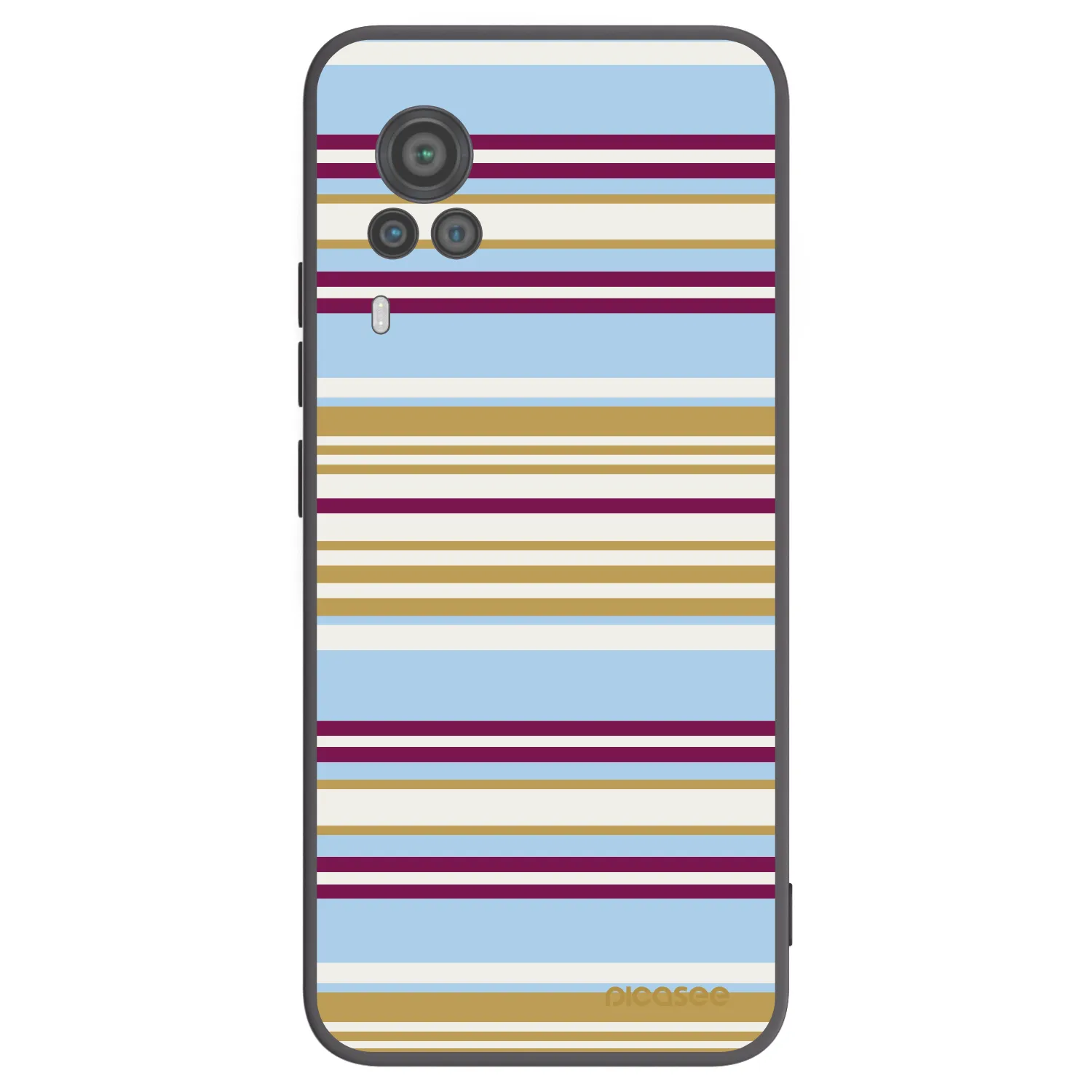 Picasee Μαύρη θήκη σιλικόνης για Vivo X60 Pro 5G - Souvenir